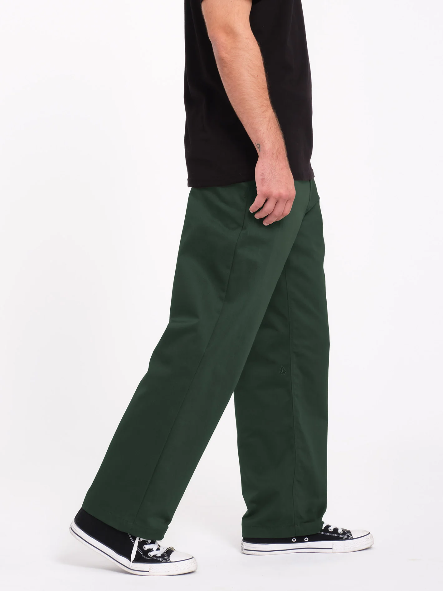 Frickin Skate Chino Trousers - Dark Forest - Image 3