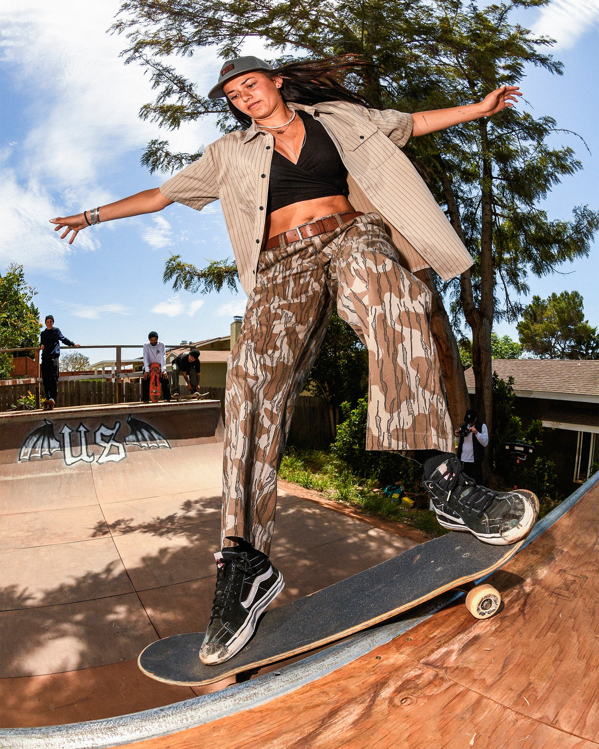 Frickin Skate Work Chino Trousers - BRINDLE - Image 6