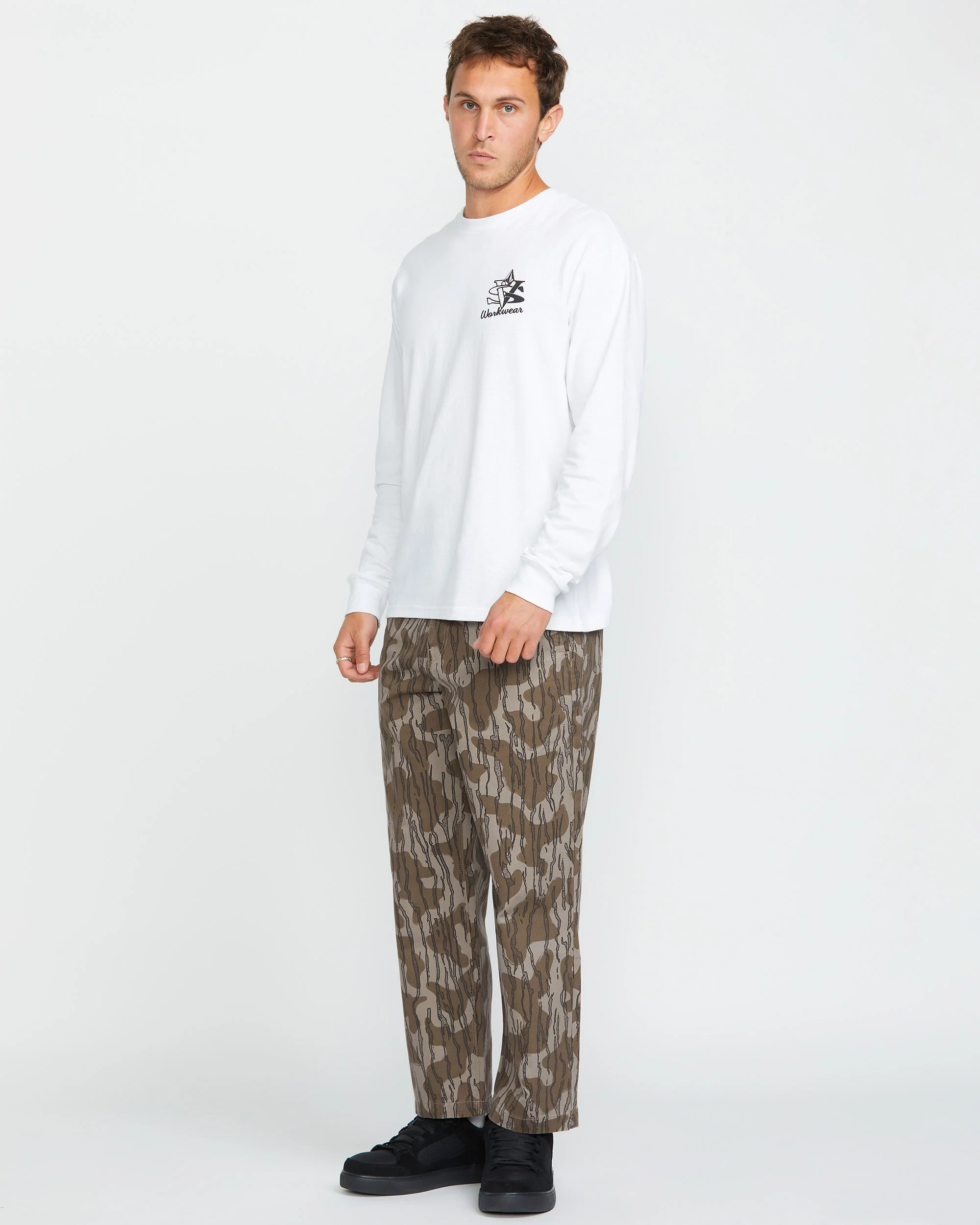 Frickin Skate Work Chino Trousers - BRINDLE - Image 7
