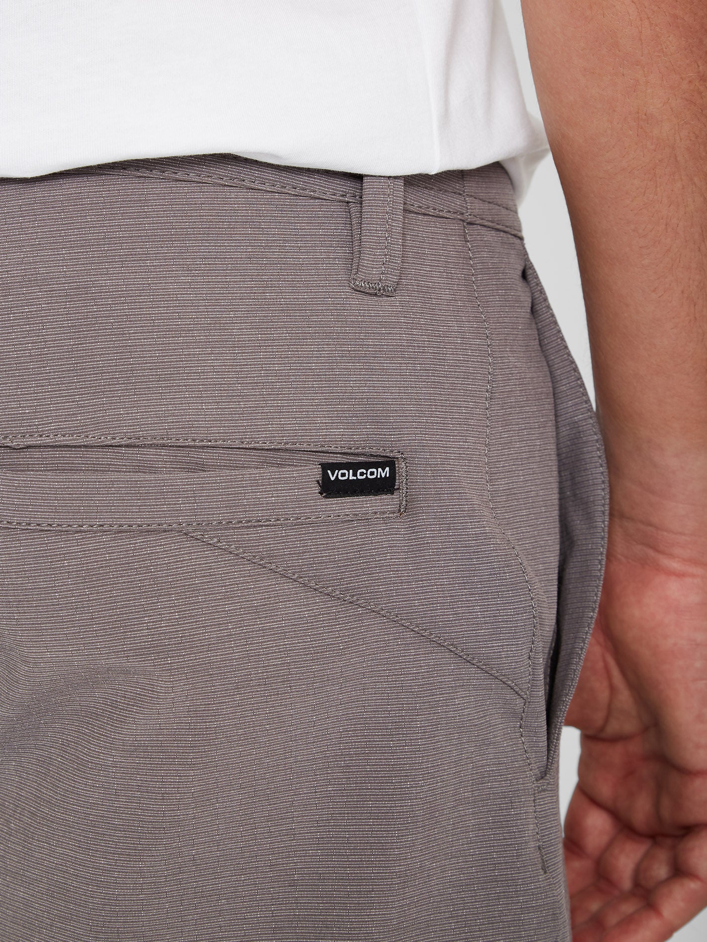 Frickin Surf'N'Turf Slub 20" Hybrid Short - Pewter - Image 6