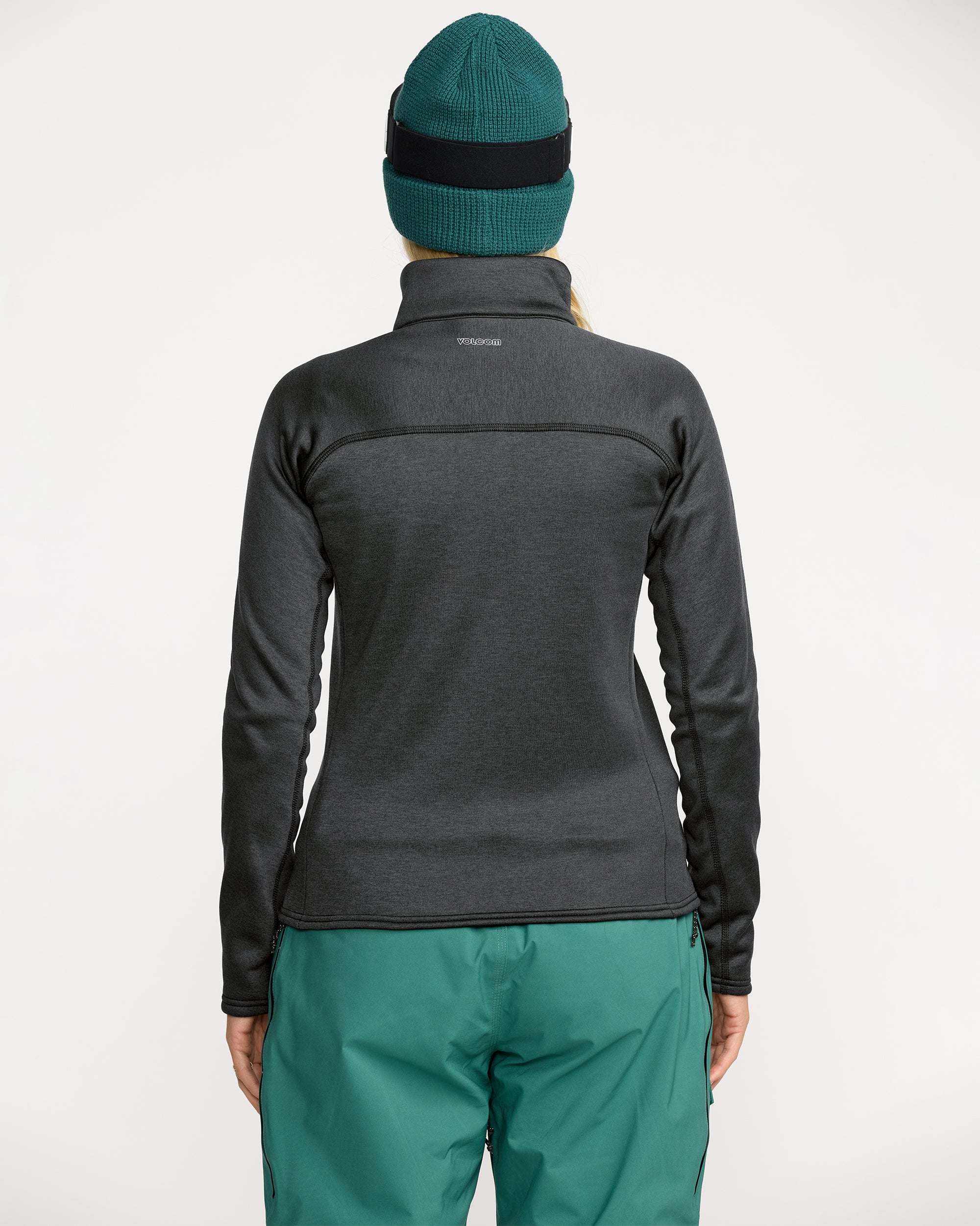 Frostbyte Fleece Full Zip Sweatshirt - Black - Image 2