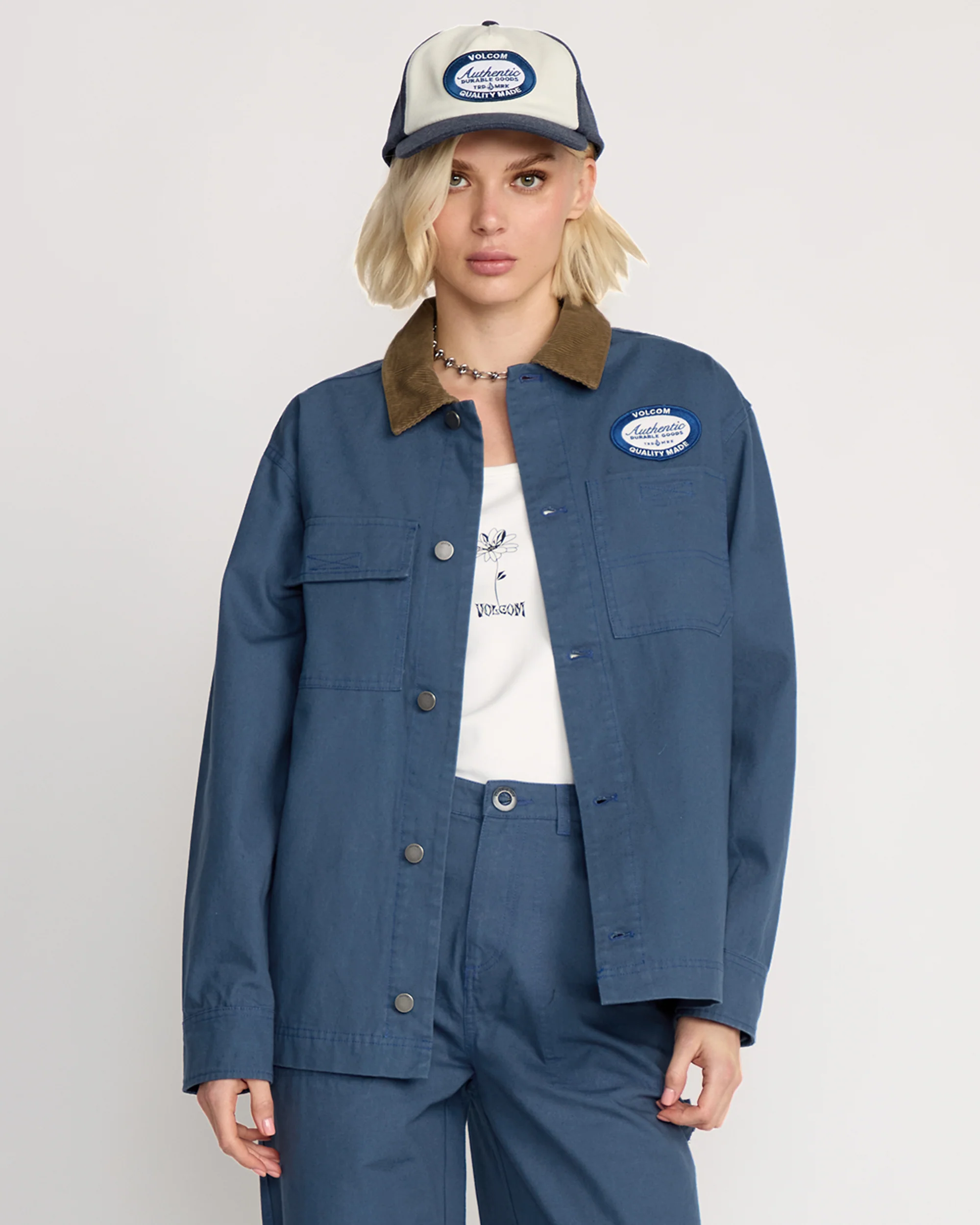 Full Cut Work Jacket - Harbor Blue
