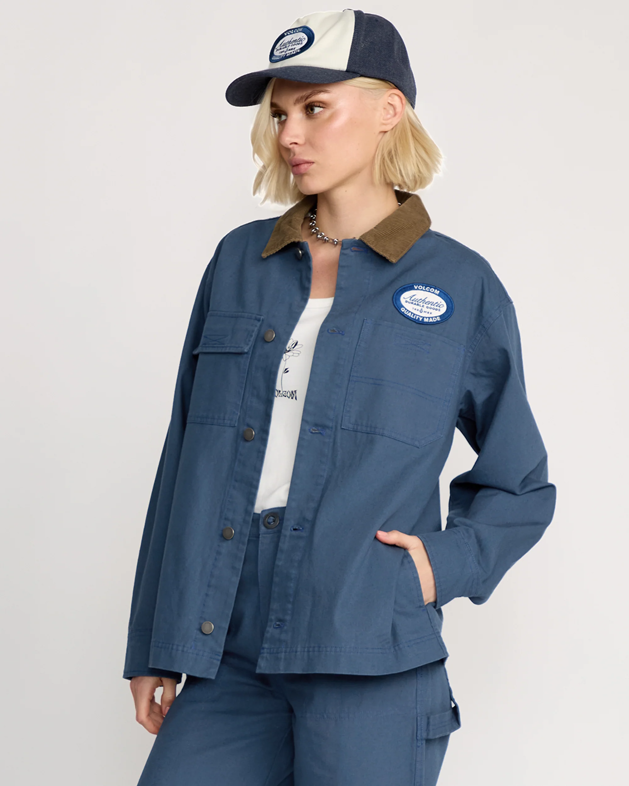 Full Cut Work Jacket - Harbor Blue - Image 7