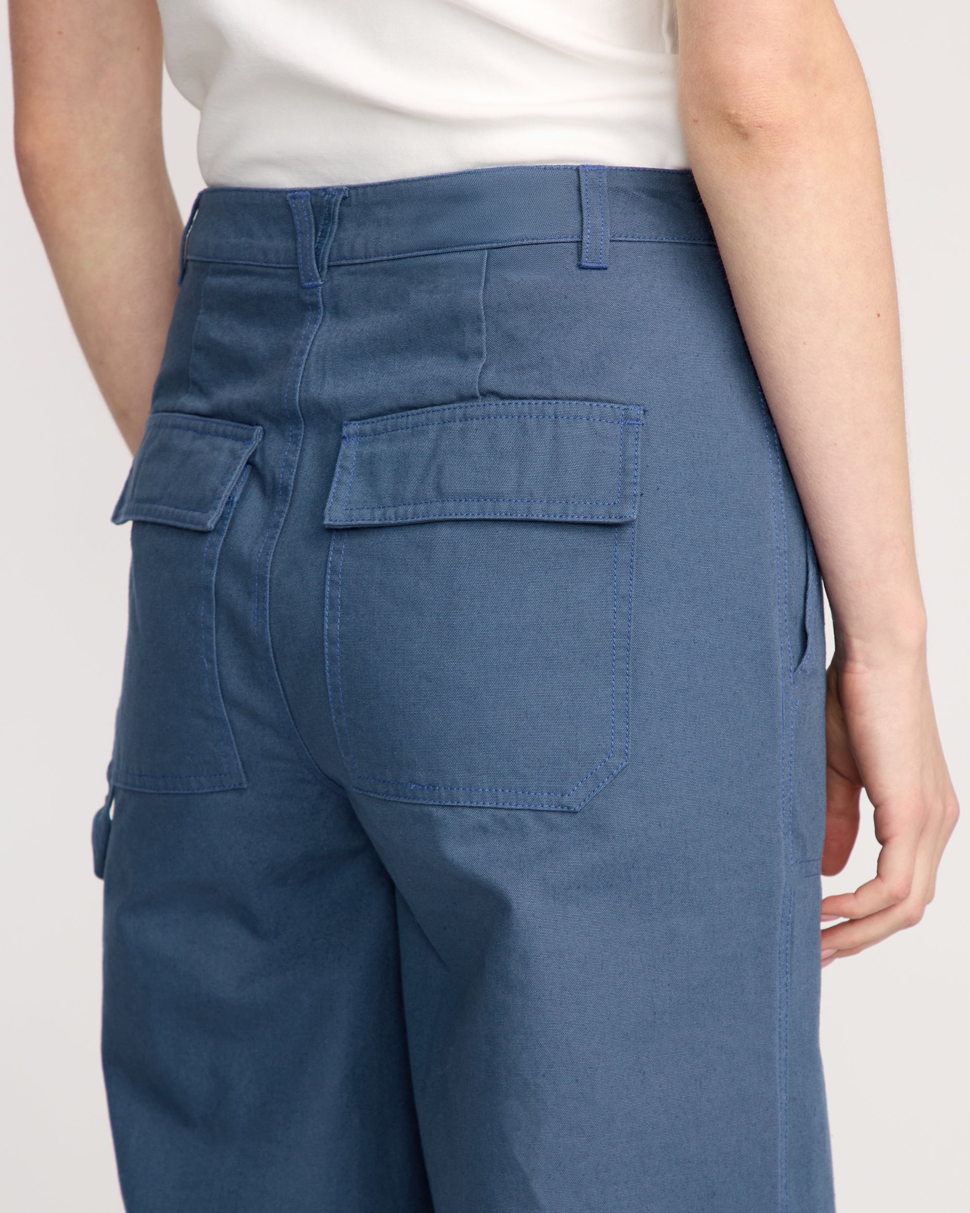 Full Cut Work Trousers - Harbor Blue - Image 9