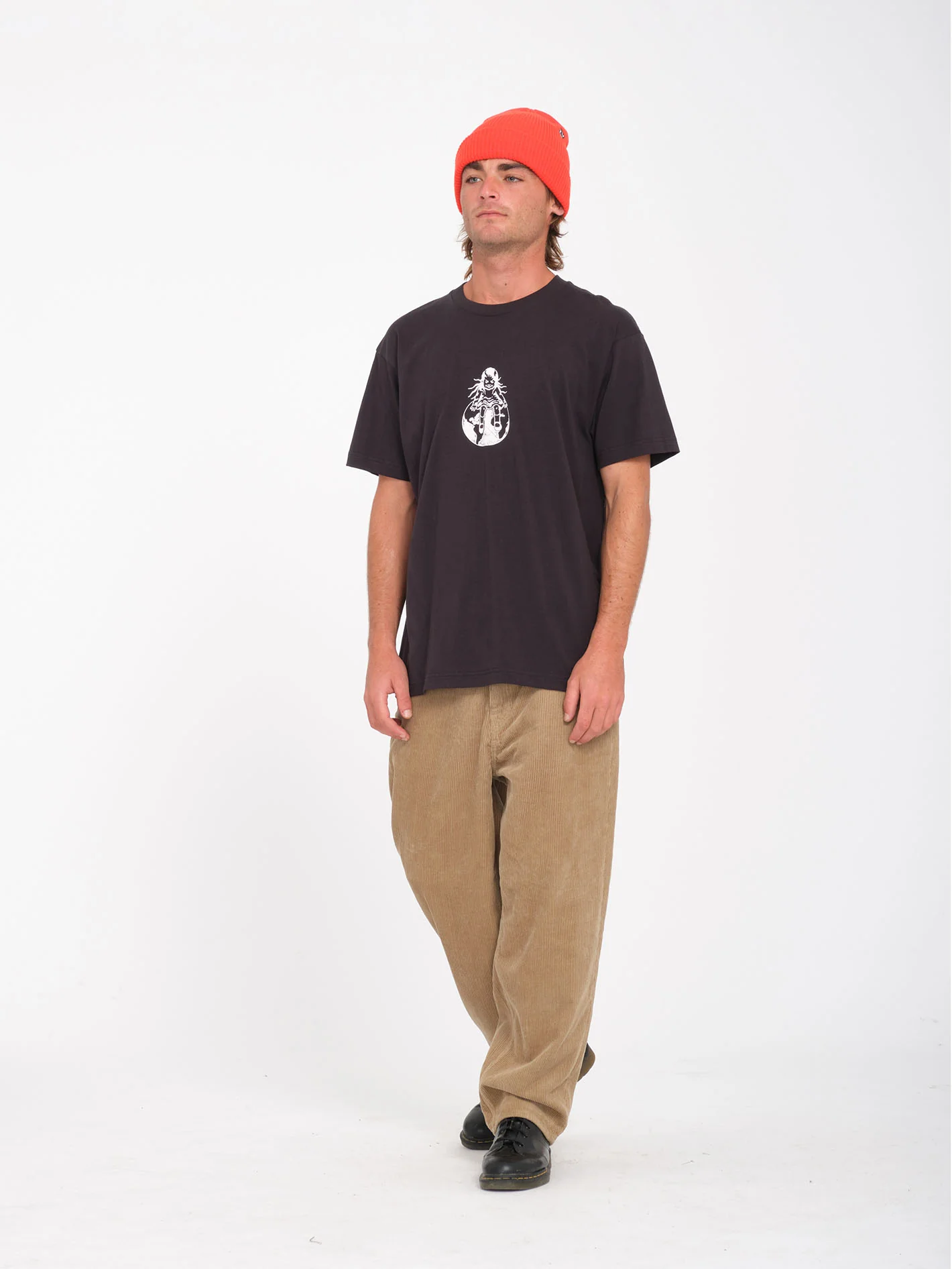Full Stone Beanie - Bright Red - Image 6
