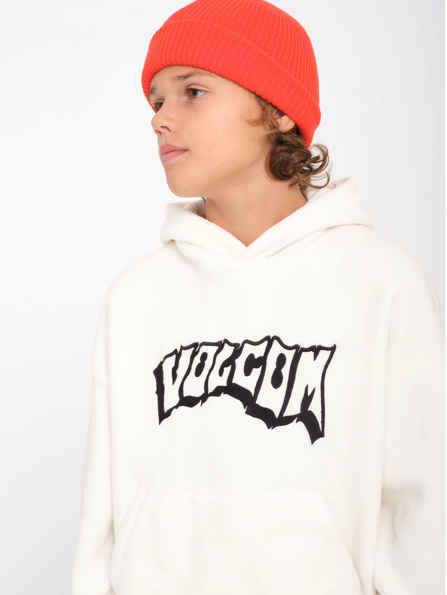 Full Stone Beanie - Bright Red - (KIDS) - Image 3