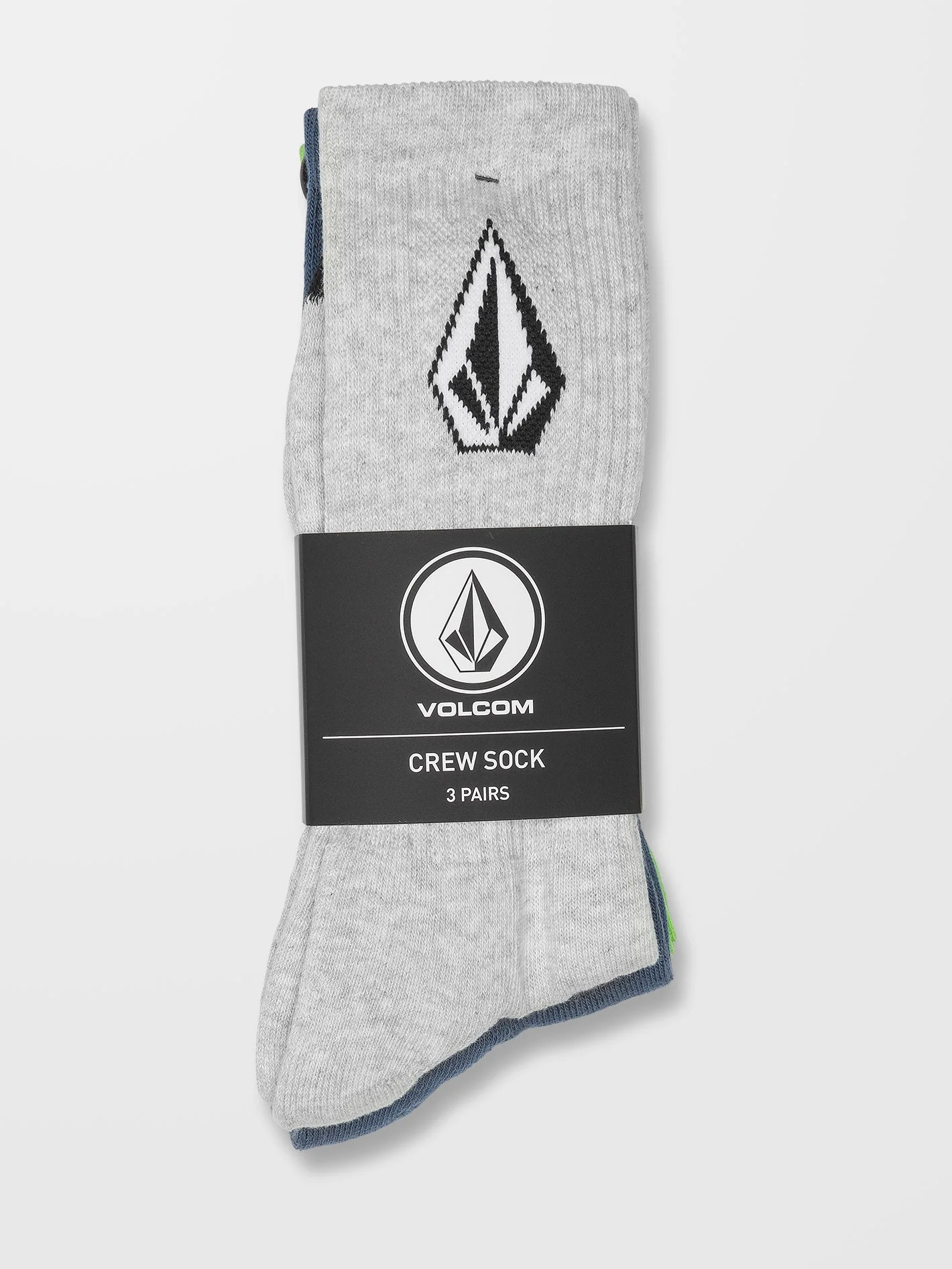 Full Stone Socks (3 Pack) - STONE BLUE - Image 3