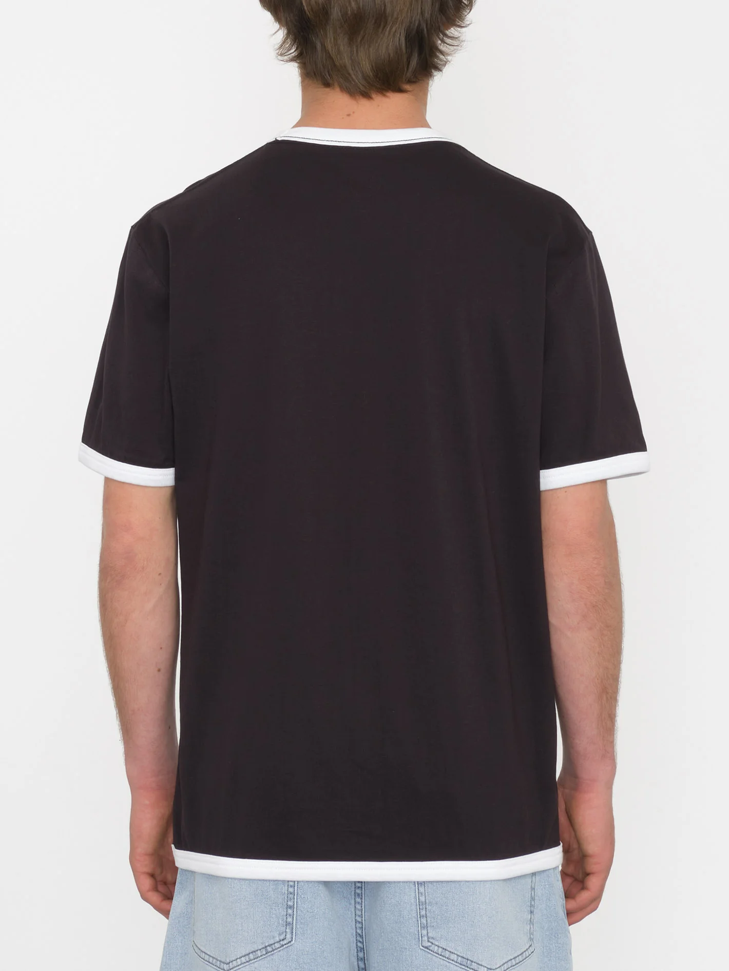 Fullring Ringer T-shirt - BLACK - Image 2