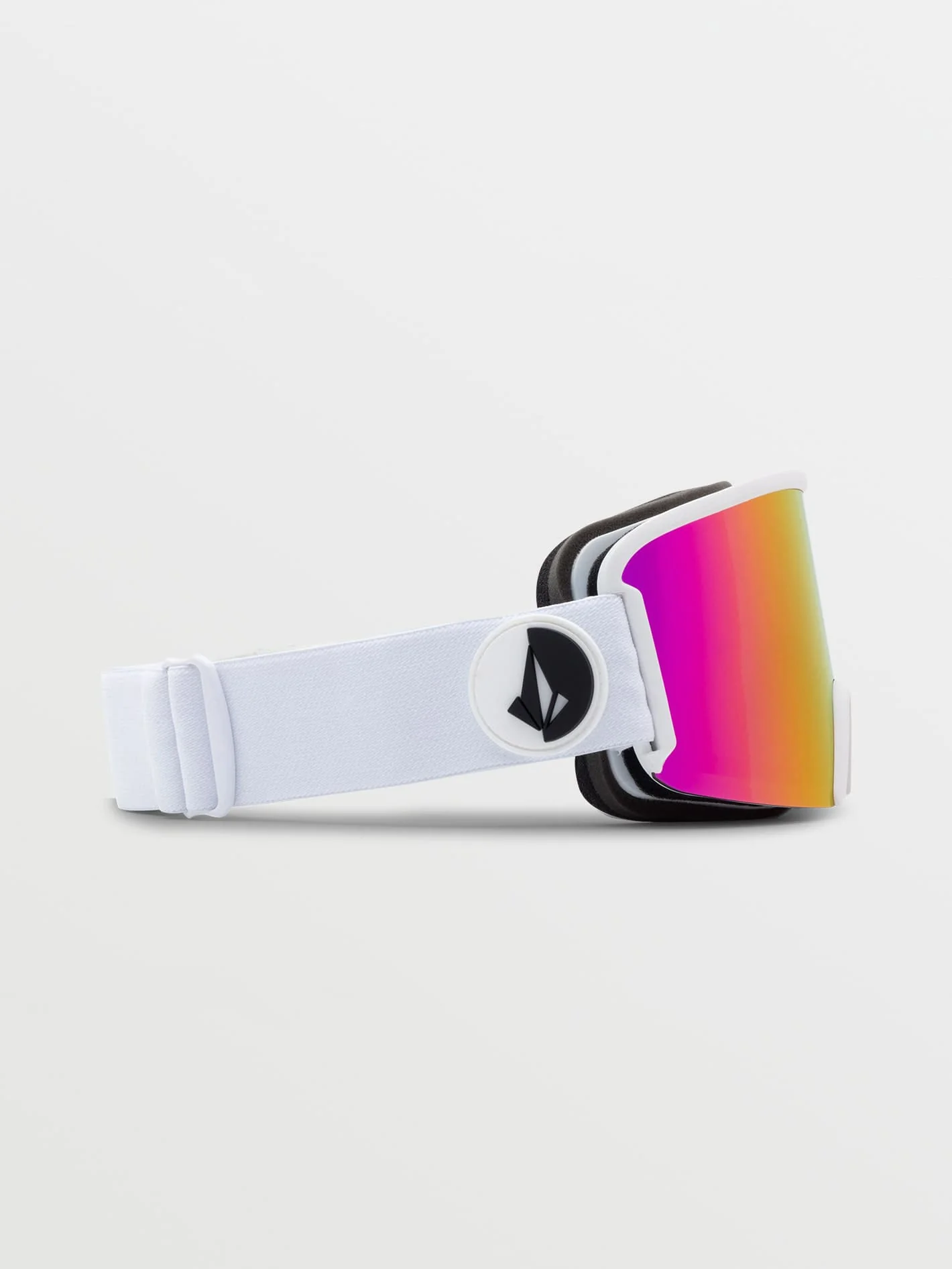 Garden Matte White Goggle - Pink Chrome - Image 2