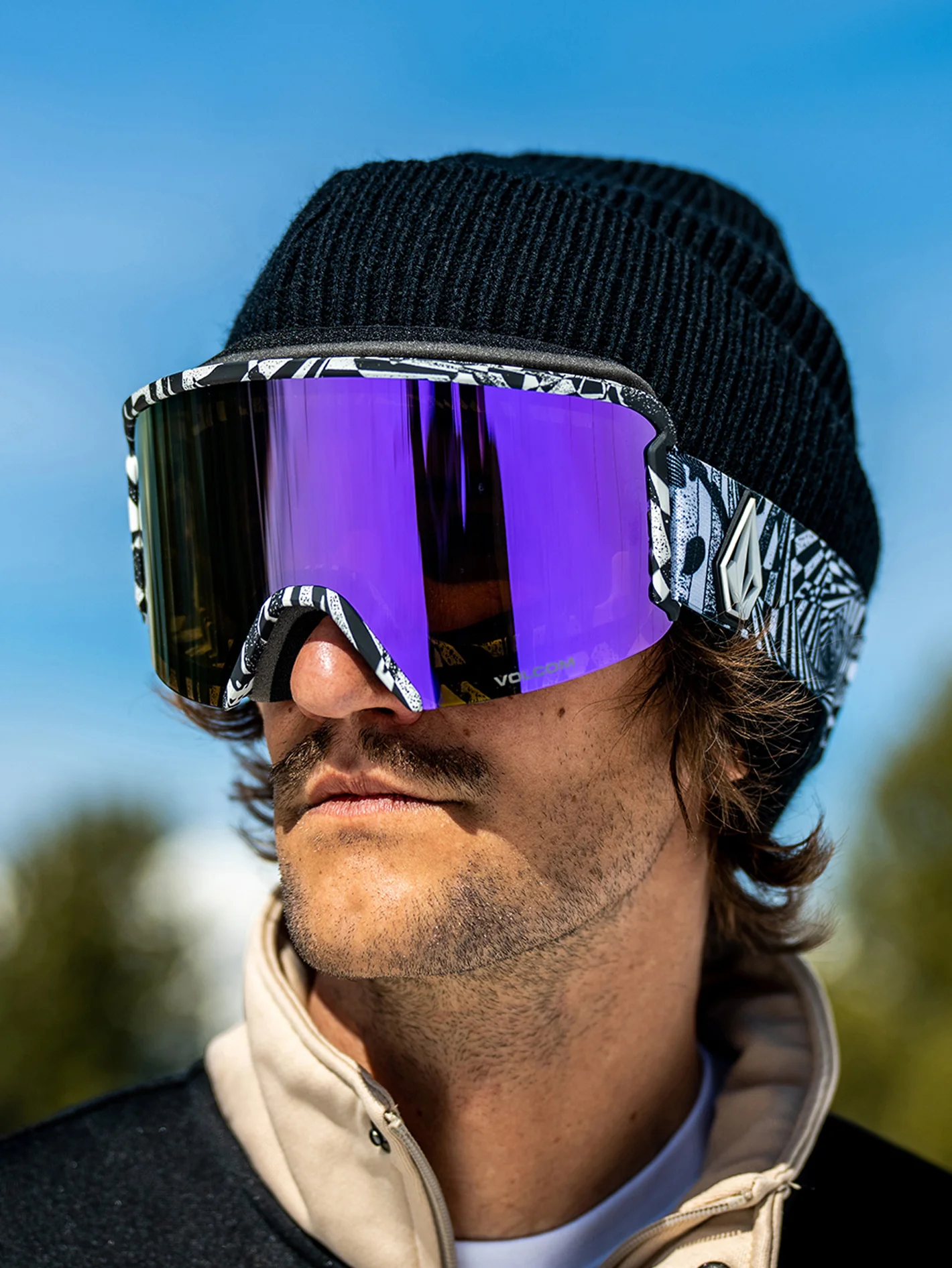 Garden Op Art Goggle (+ Bonus Lens - Yellow) - PURPLE CHROME - Image 7