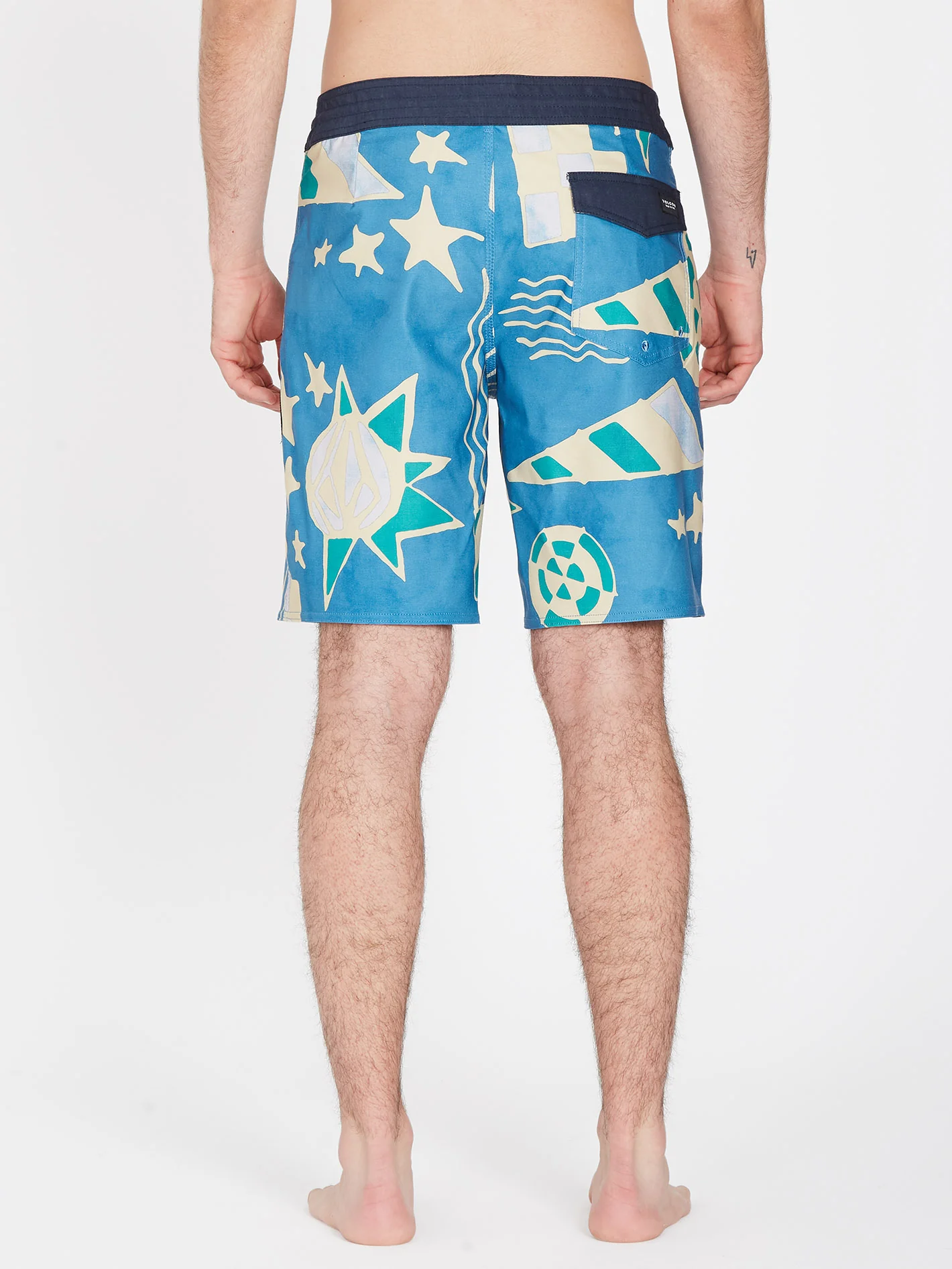 Geo Stoney 19" Boardshort - AGED INDIGO - Image 2