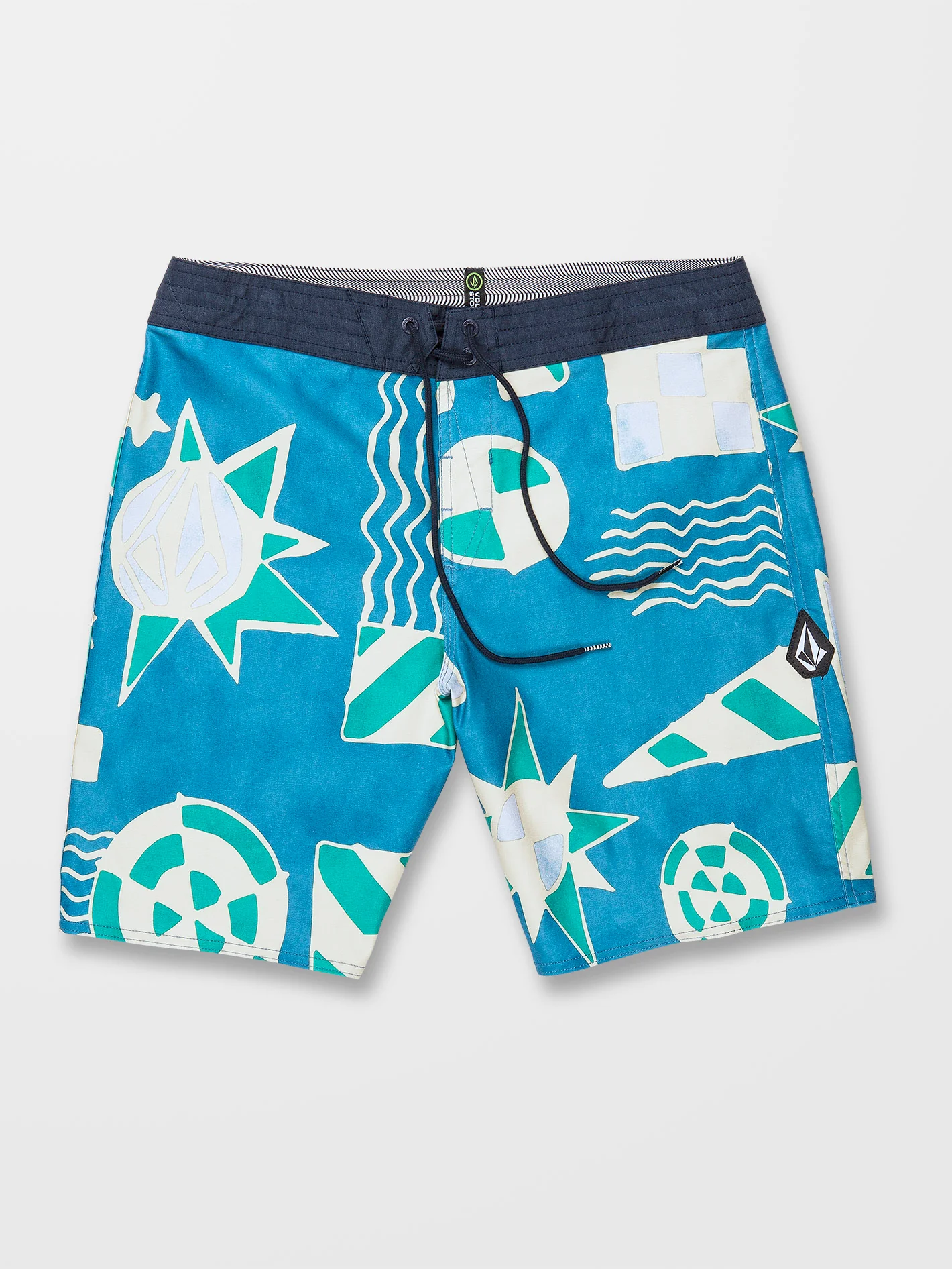 Geo Stoney 19" Boardshort - AGED INDIGO - Image 3