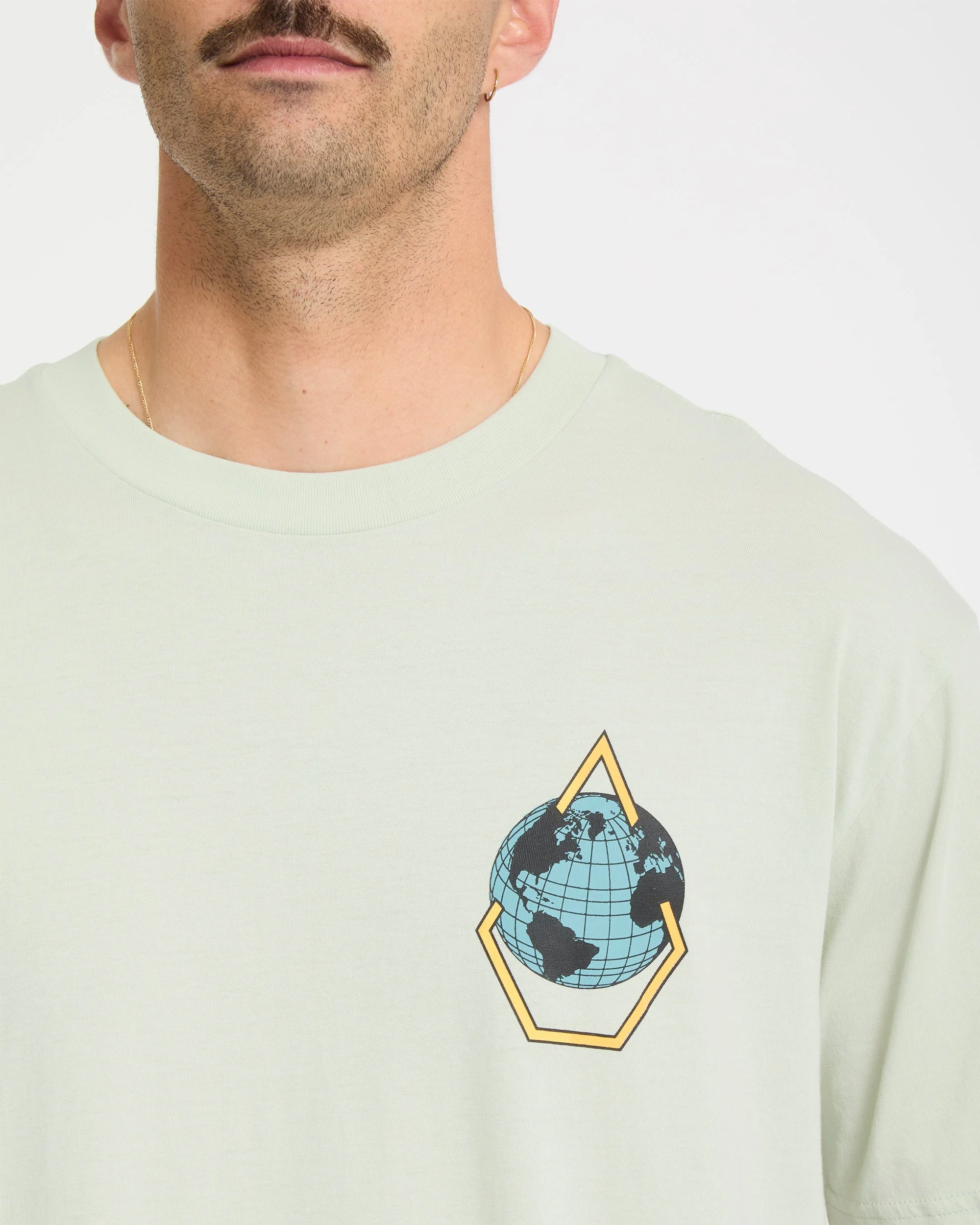 Globular T-Shirt - Pale Aqua - Image 4