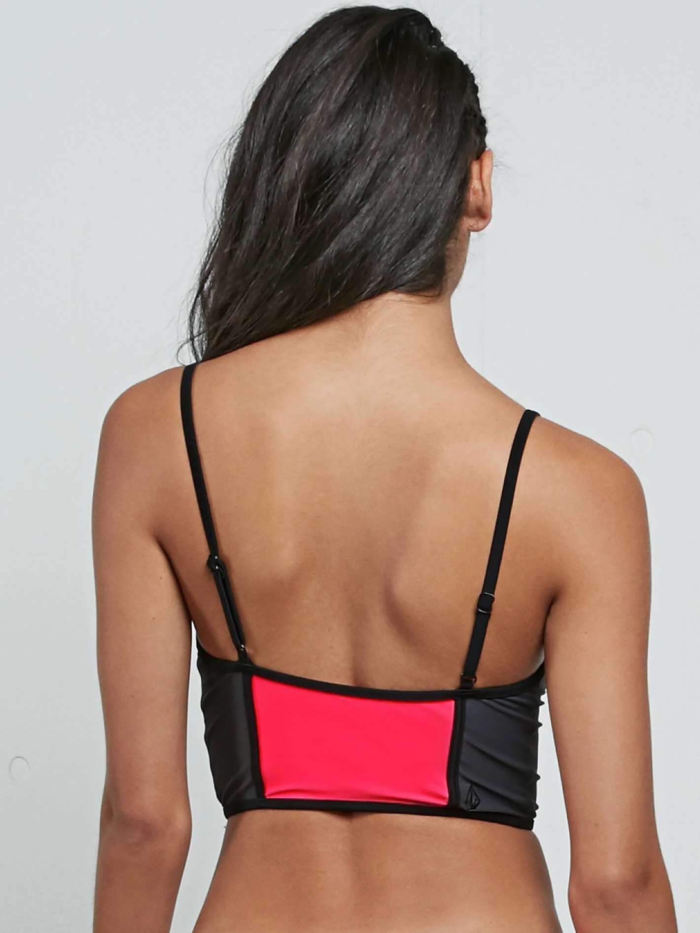 GMJ Core Bustier Crop - Electric Coral - Image 2