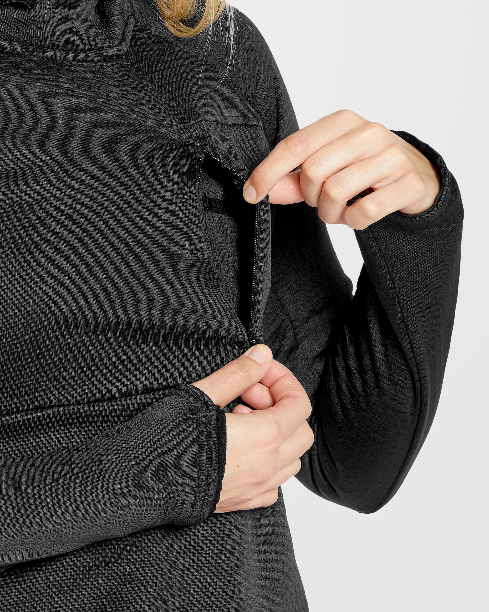 Gridlock Balaclava Hoodie - Black - Image 5