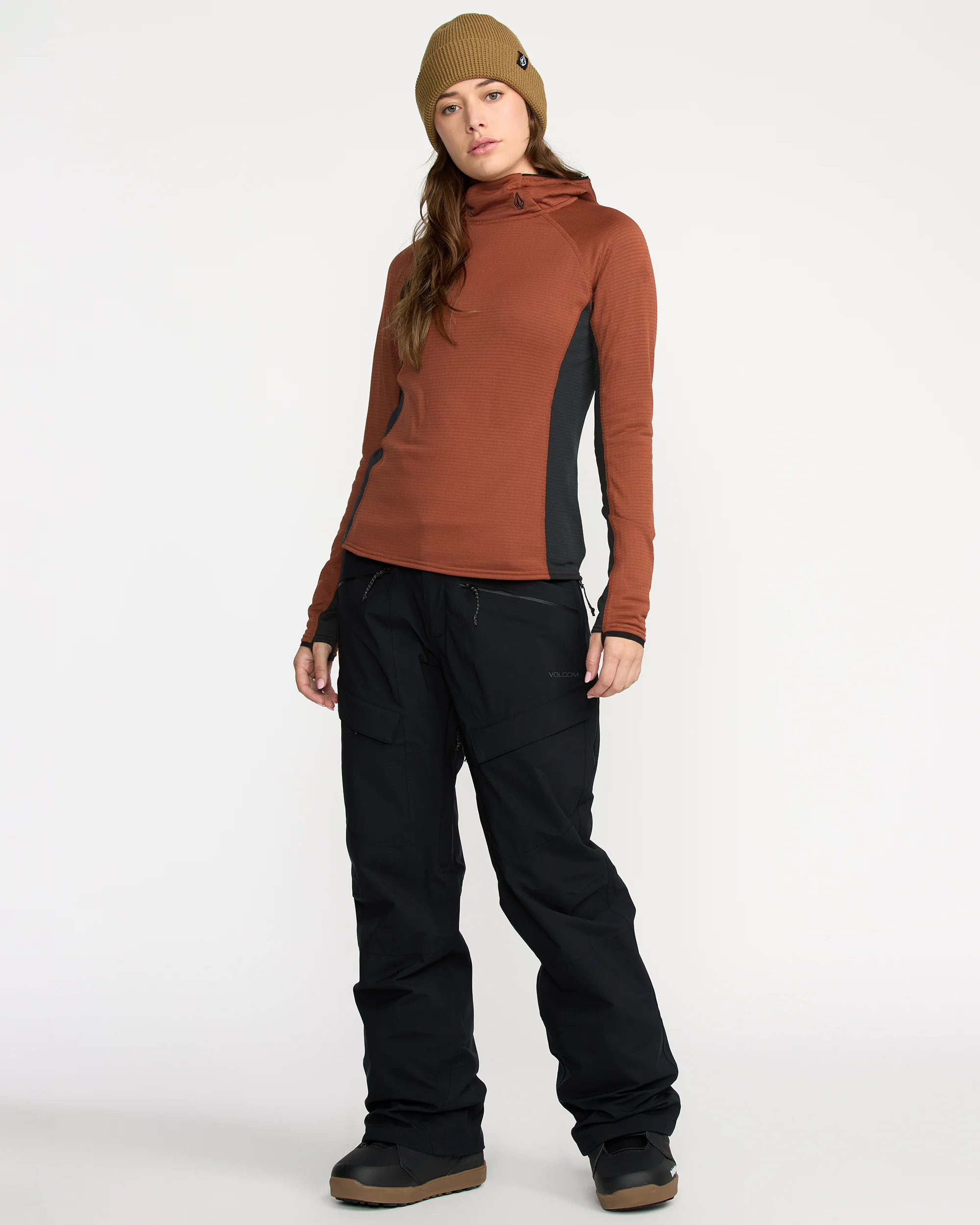Gridlock Balaclava Hoodie - Henna - Image 3