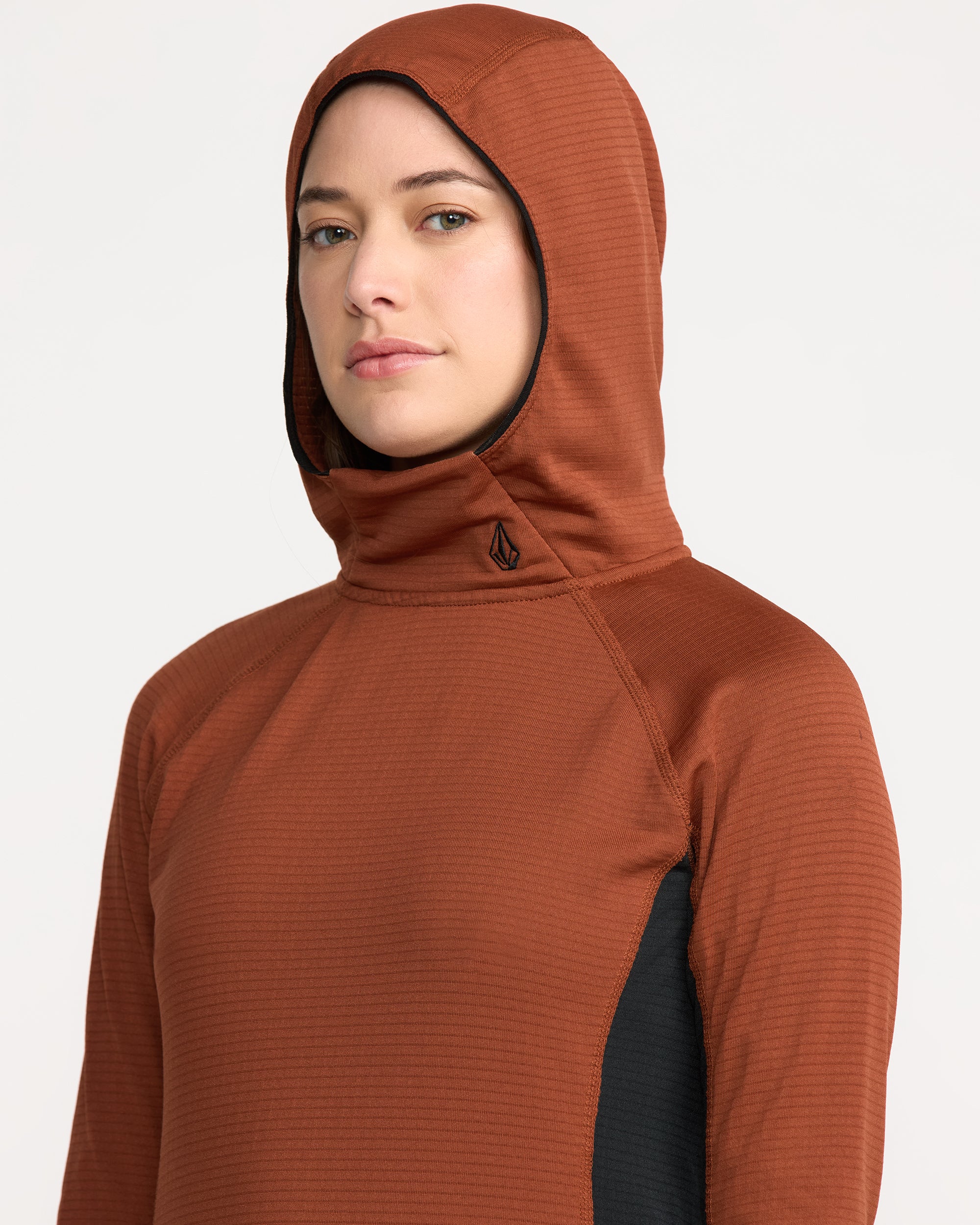 Gridlock Balaclava Hoodie - Henna - Image 5