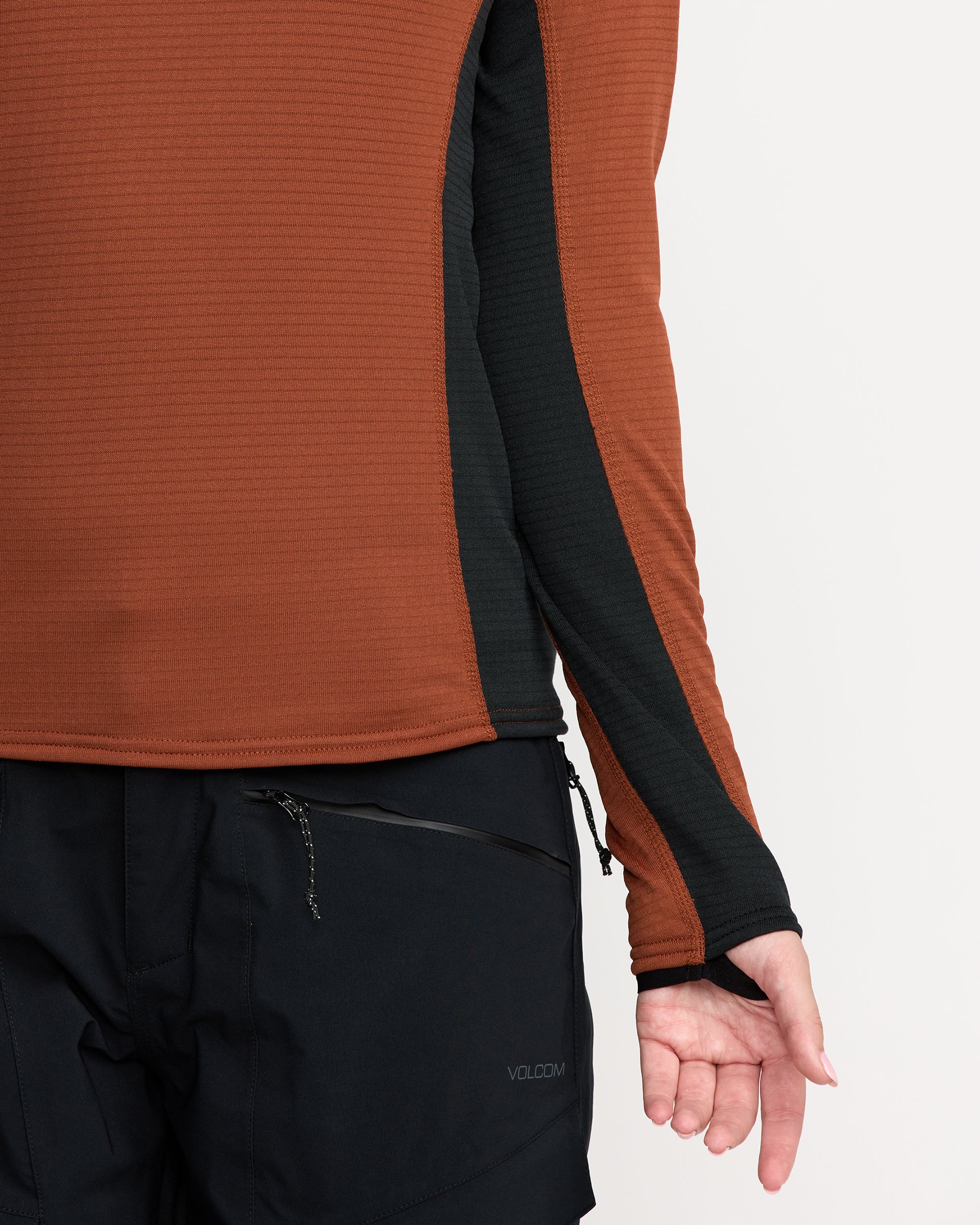 Gridlock Balaclava Hoodie - Henna - Image 6