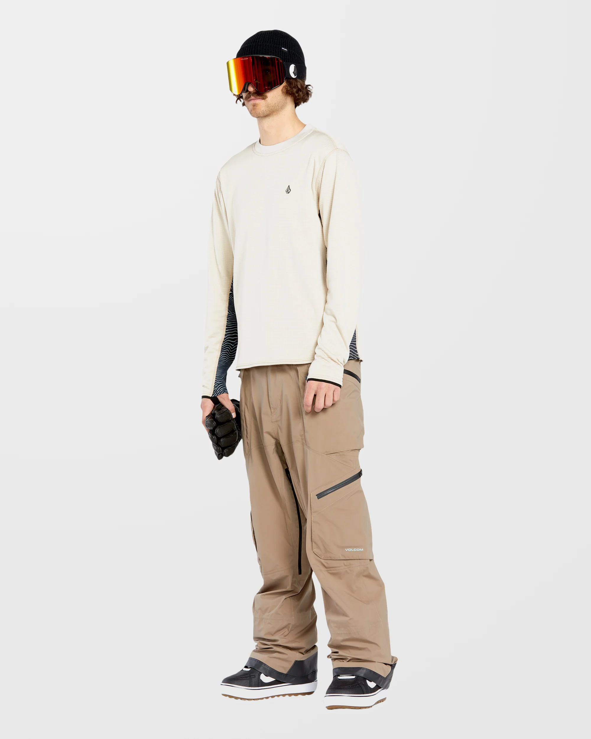 Gridlock Fleece Sweatshirt - Stone - Image 3