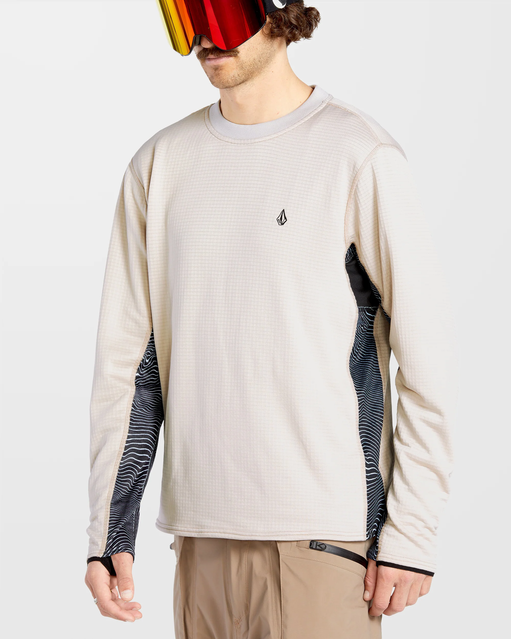 Gridlock Fleece Sweatshirt - Stone - Image 5