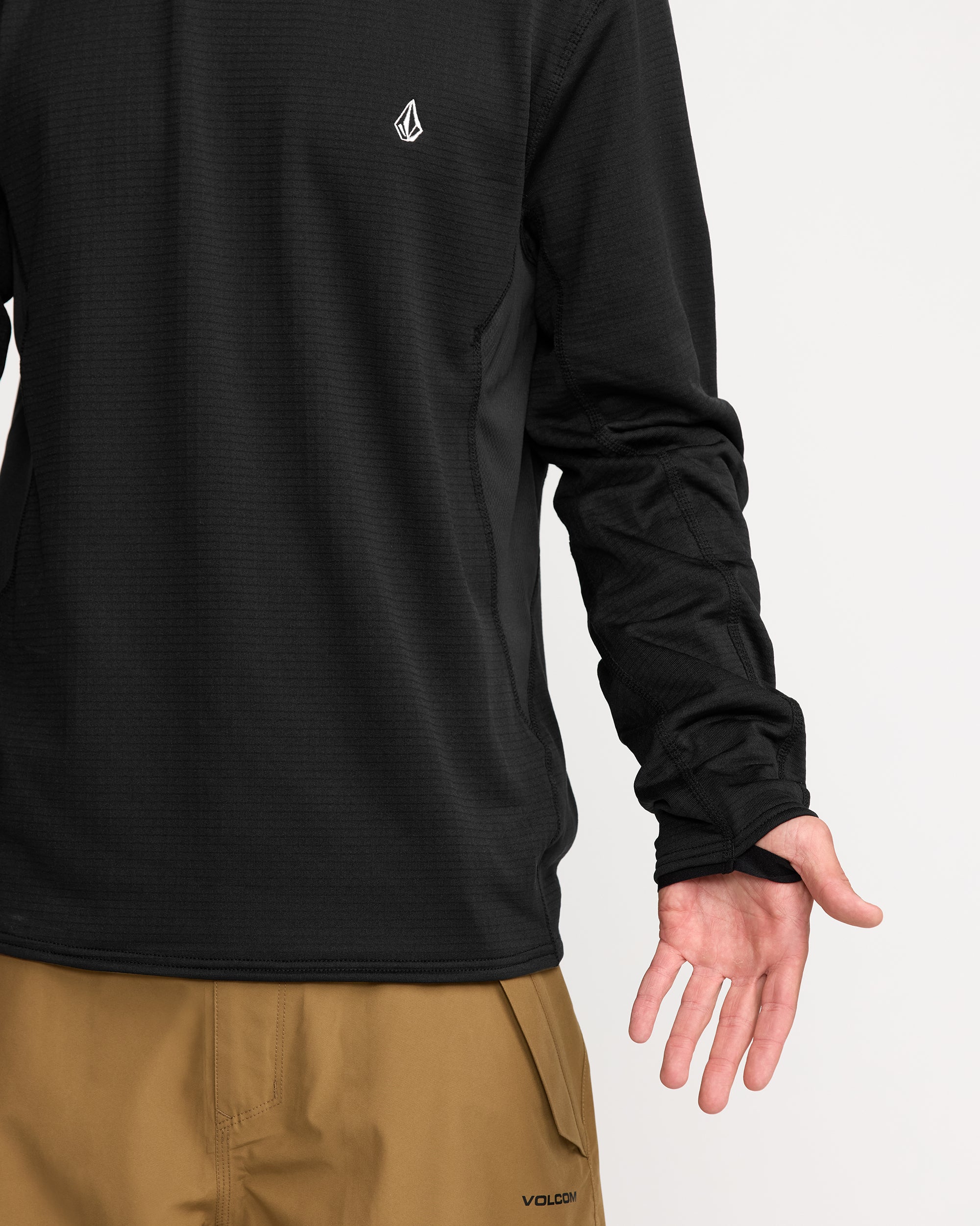 Gridlock Fleece Sweatshirt - Black - Image 7