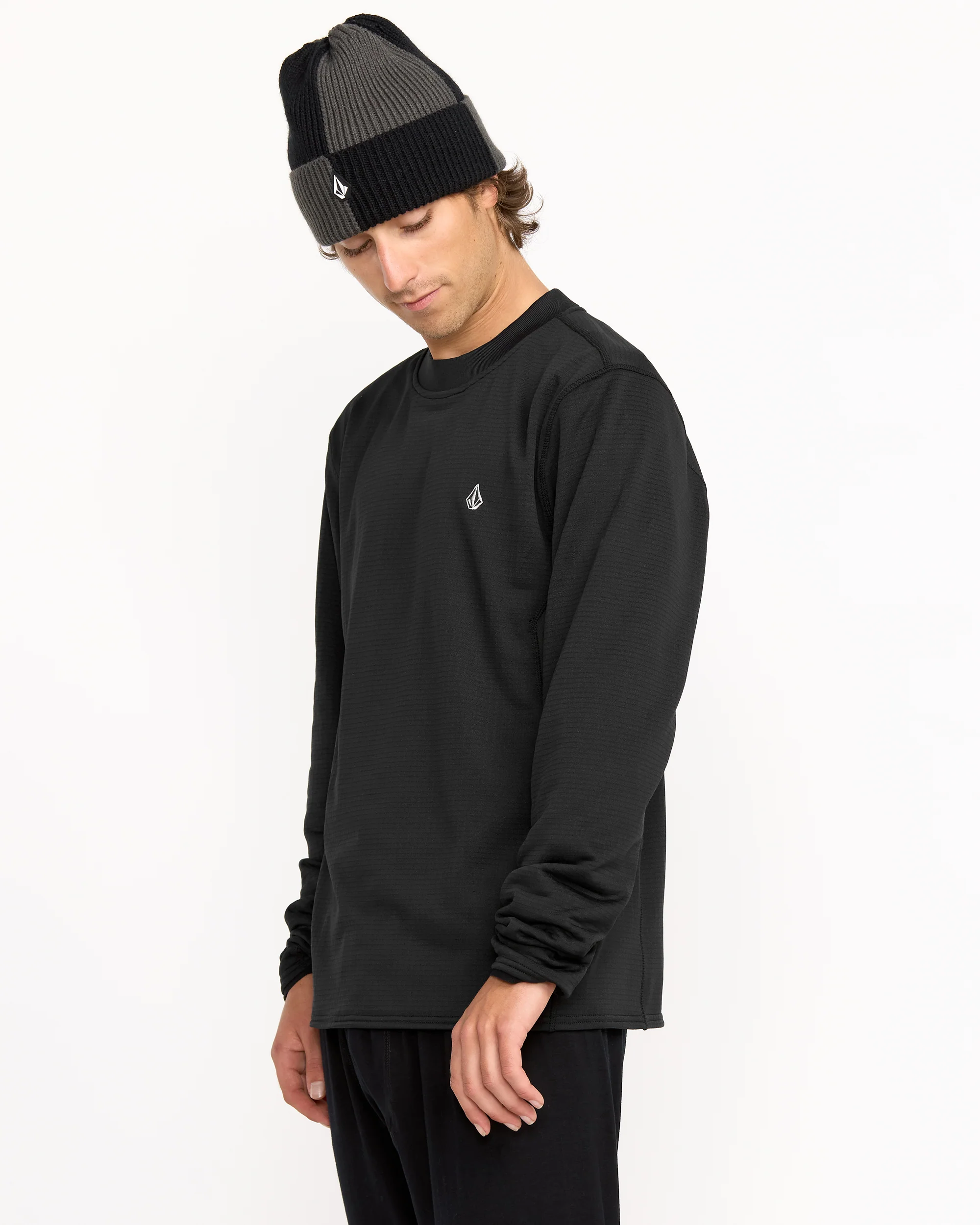 Gridlock Fleece Sweatshirt - Black - Image 8