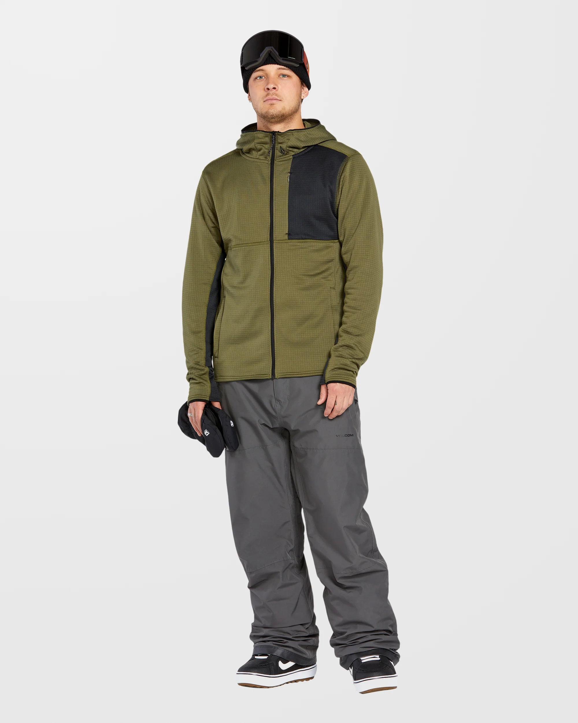 Gridlock Full Zip Hoodie - Ivy - Image 3