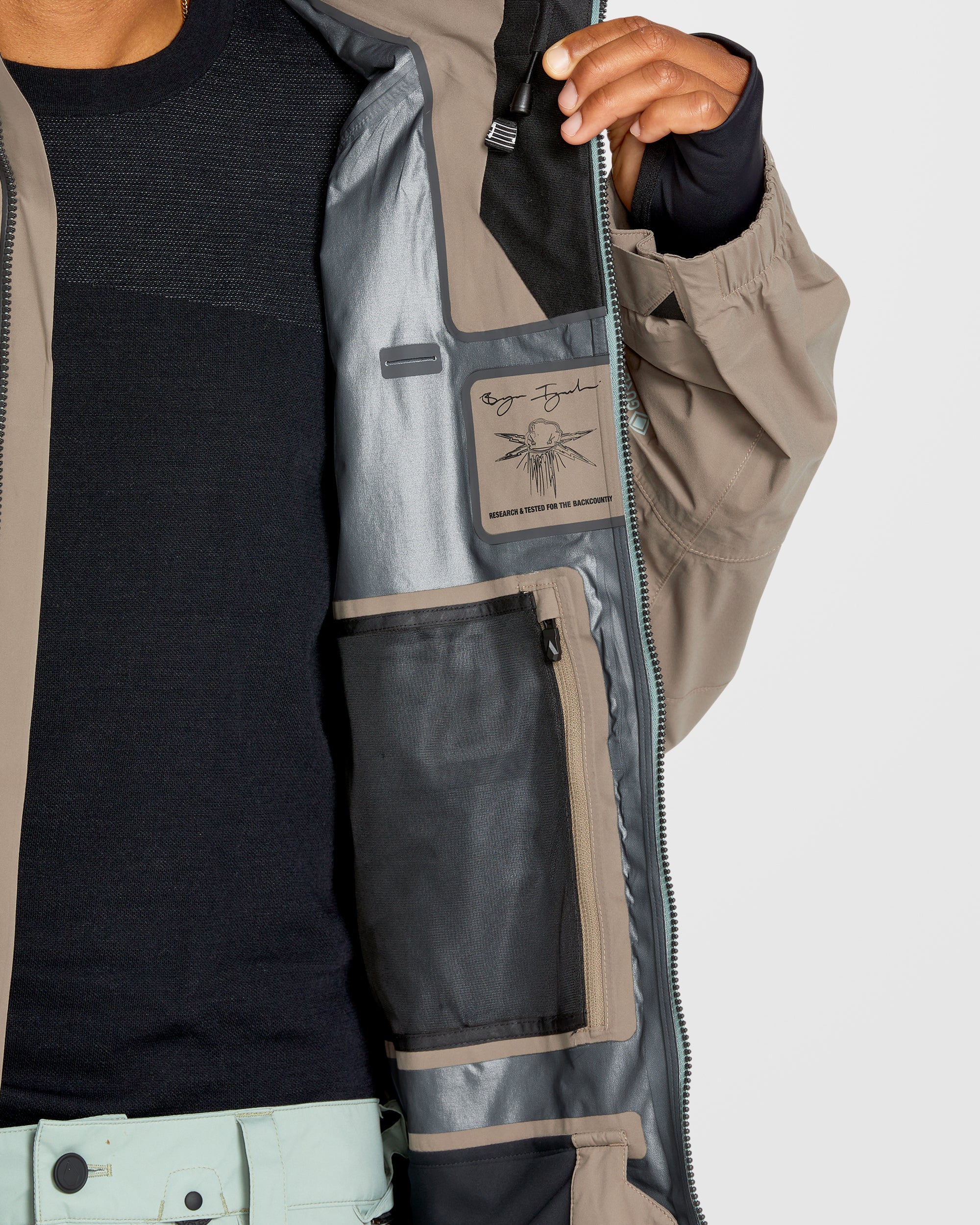 Guch Stretch Gore-Tex Jacket - Chestnut Brown - Image 11