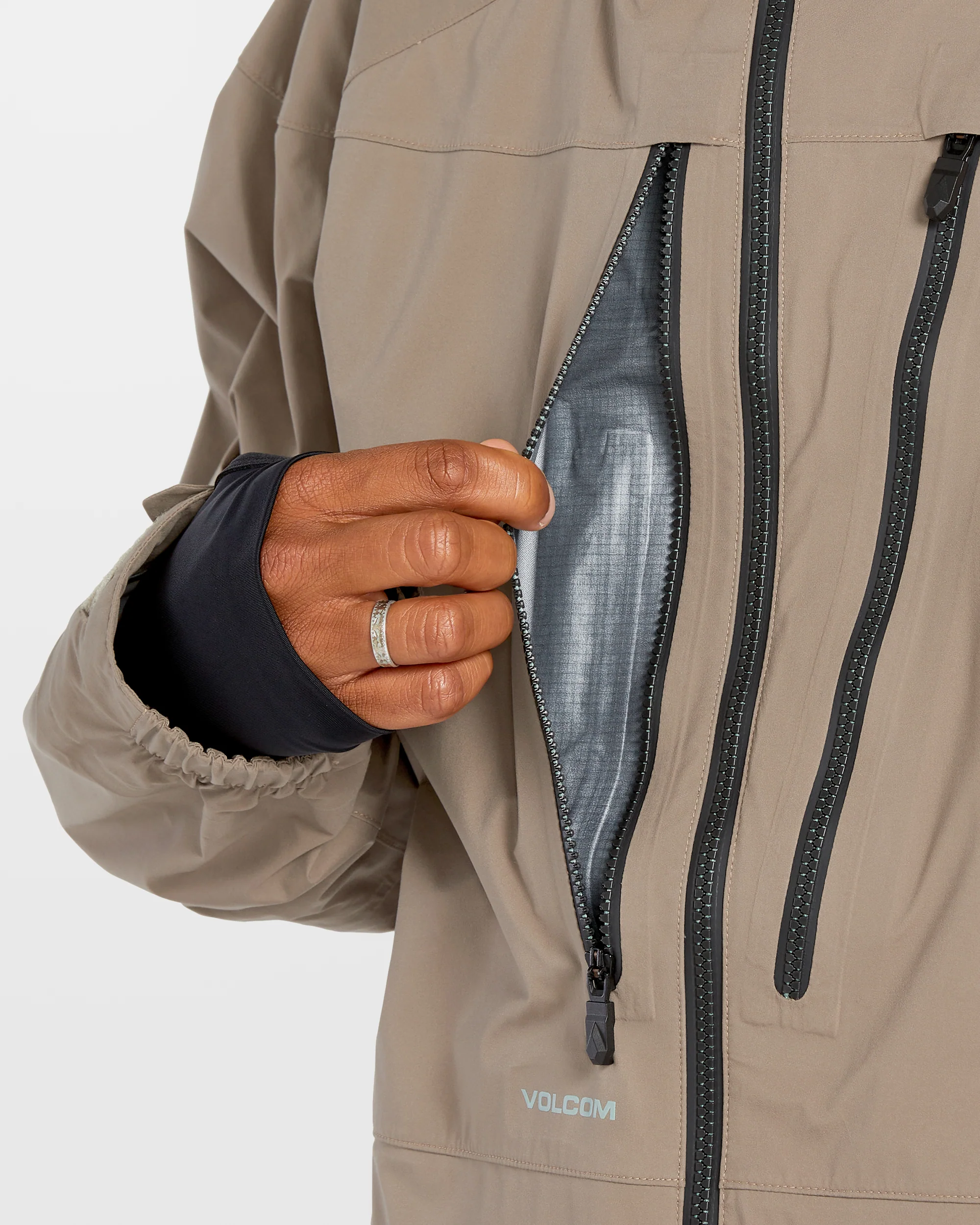 Guch Stretch Gore-Tex Jacket - Chestnut Brown - Image 9