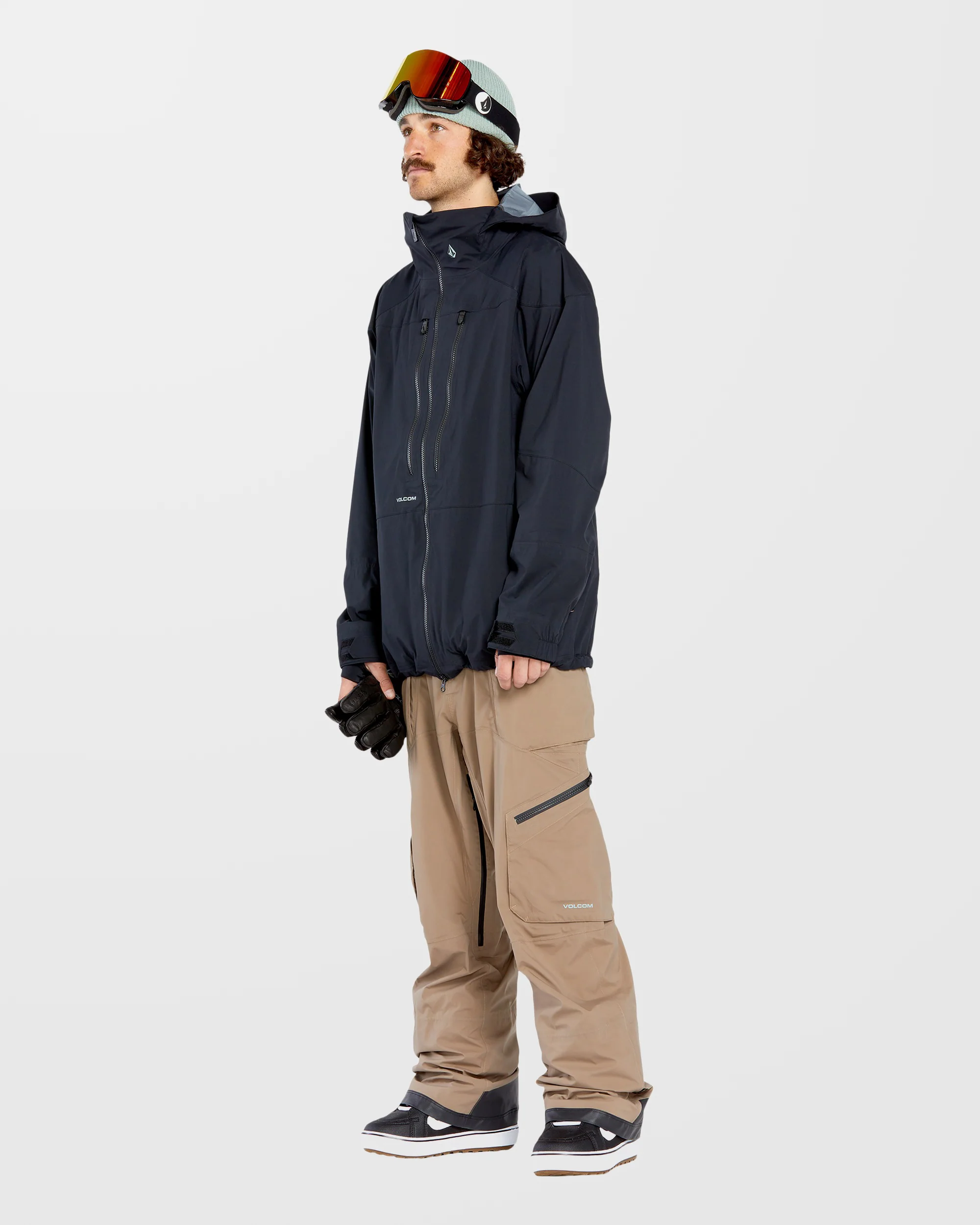 Guch Stretch Gore-Tex Trousers - Chestnut Brown - Image 3