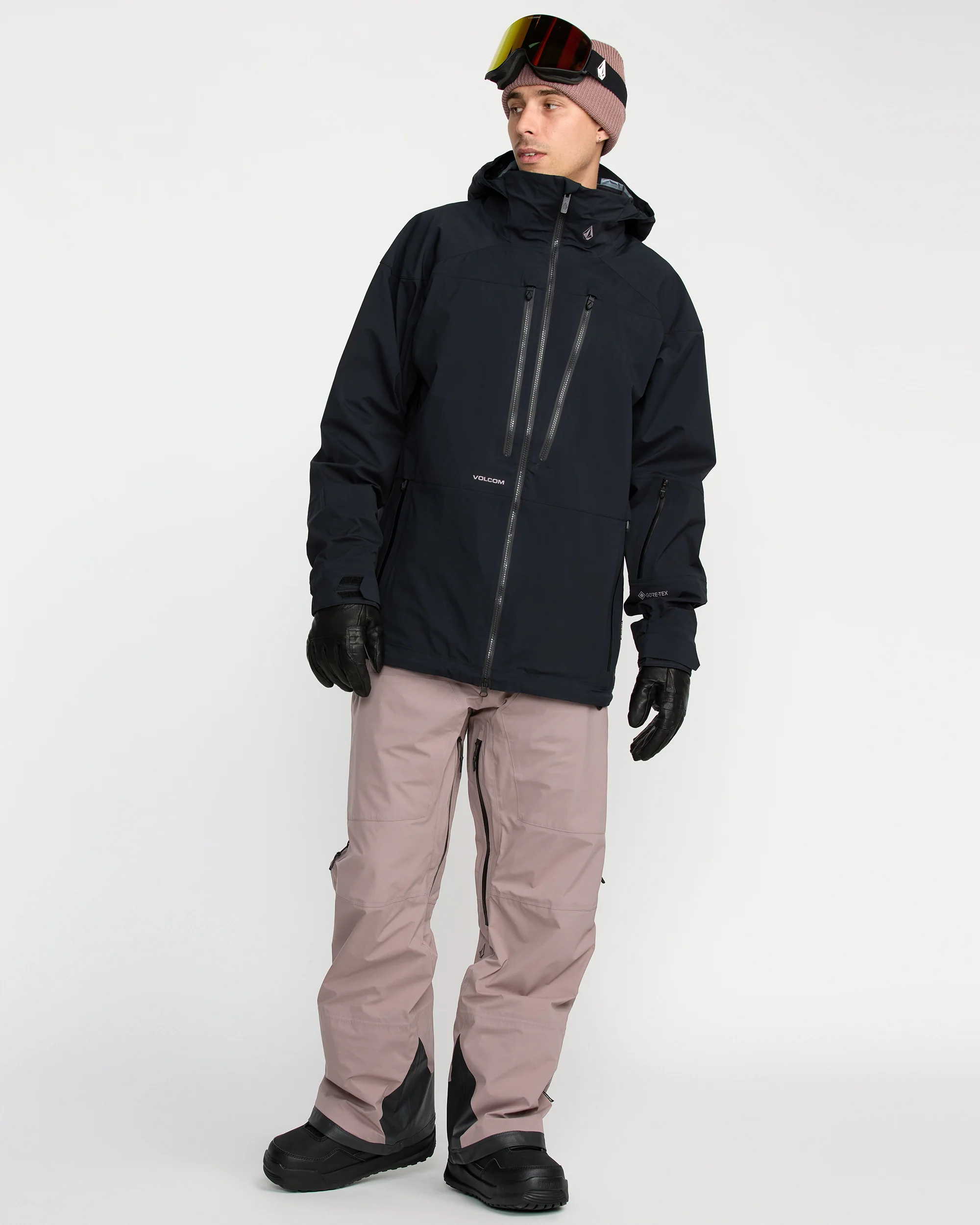 Guch Stretch Gore-tex Trousers - Mauve - Image 3