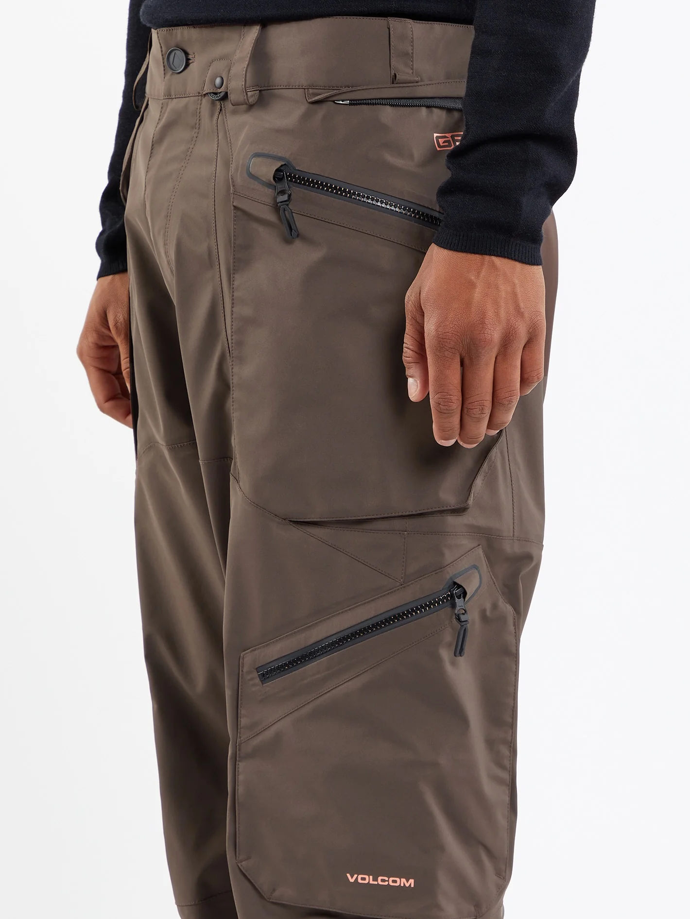 Guch Stretch Gore-Tex Trousers - BROWN - Image 8