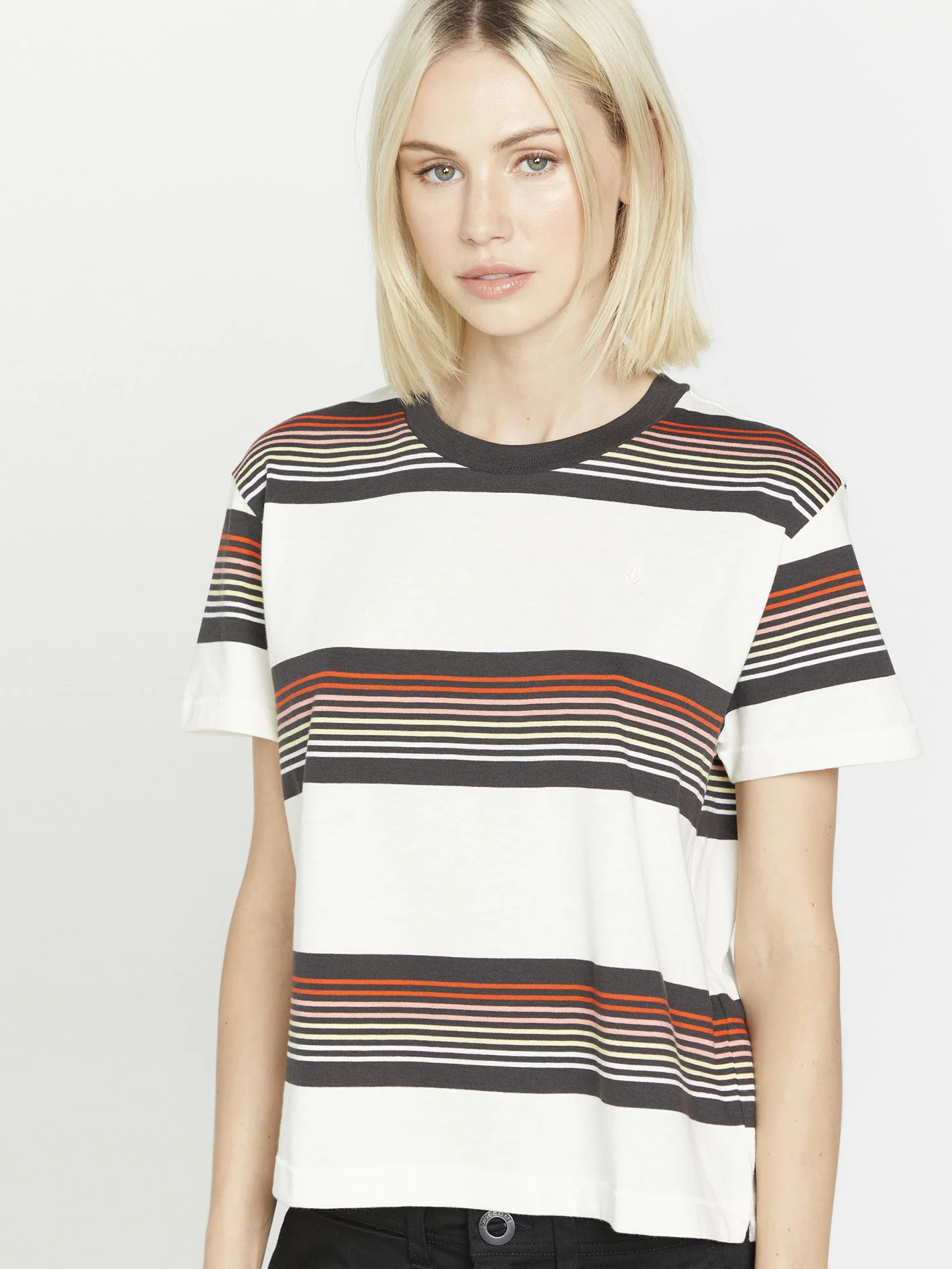 Halite Stripe T-Shirt - Firecracker - Image 3