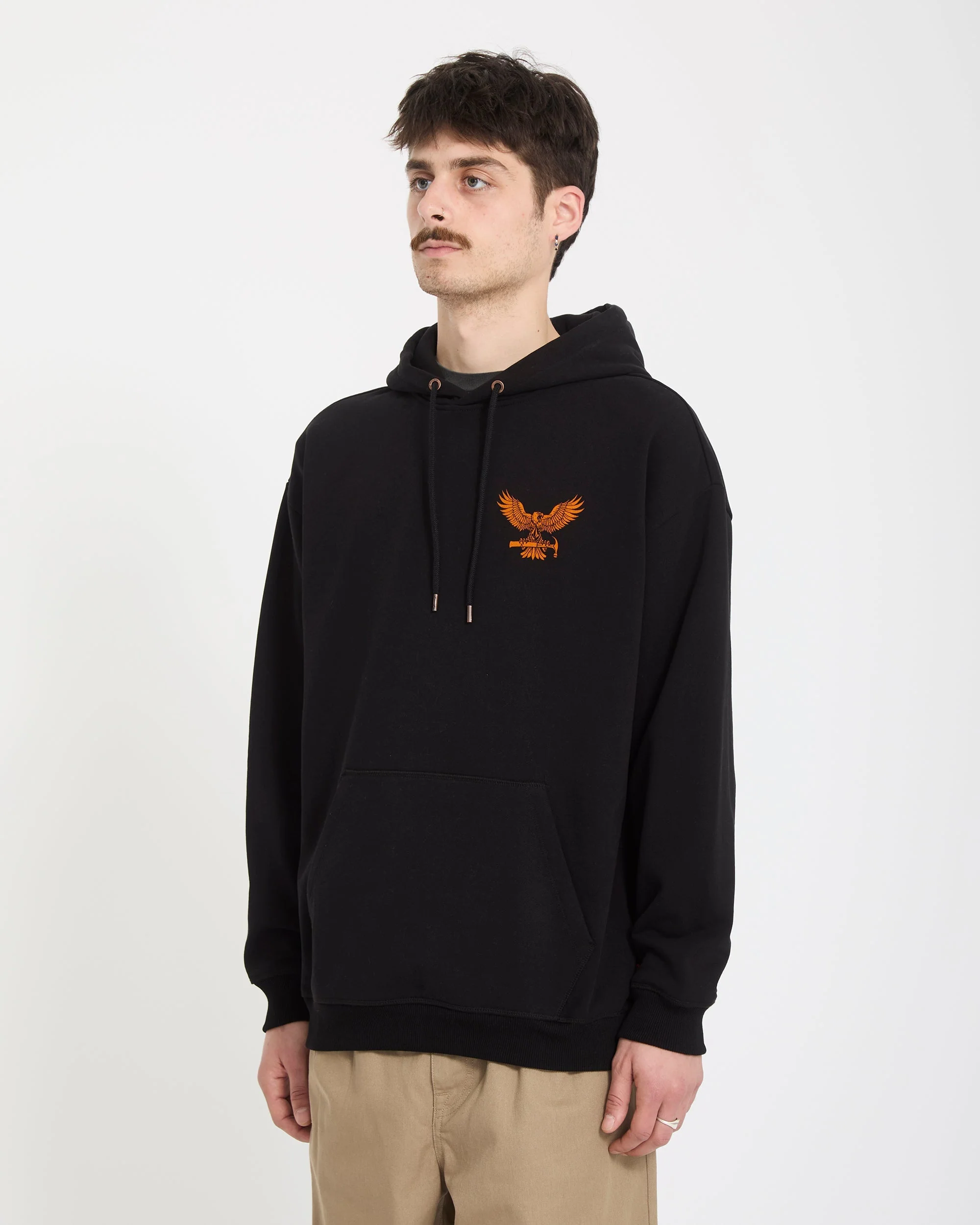 Hammered Hoodie - Black - Image 7