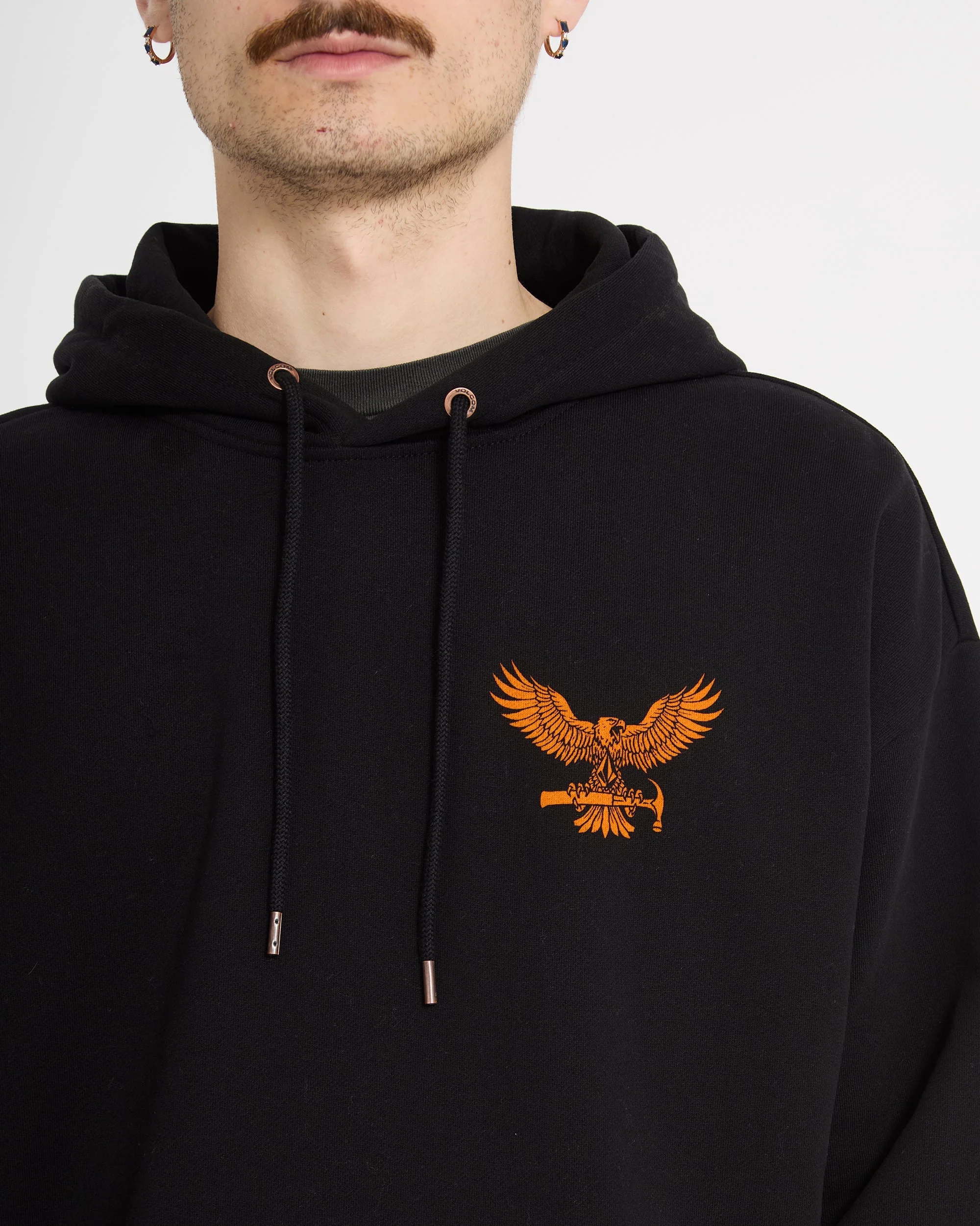 Hammered Hoodie - Black - Image 9