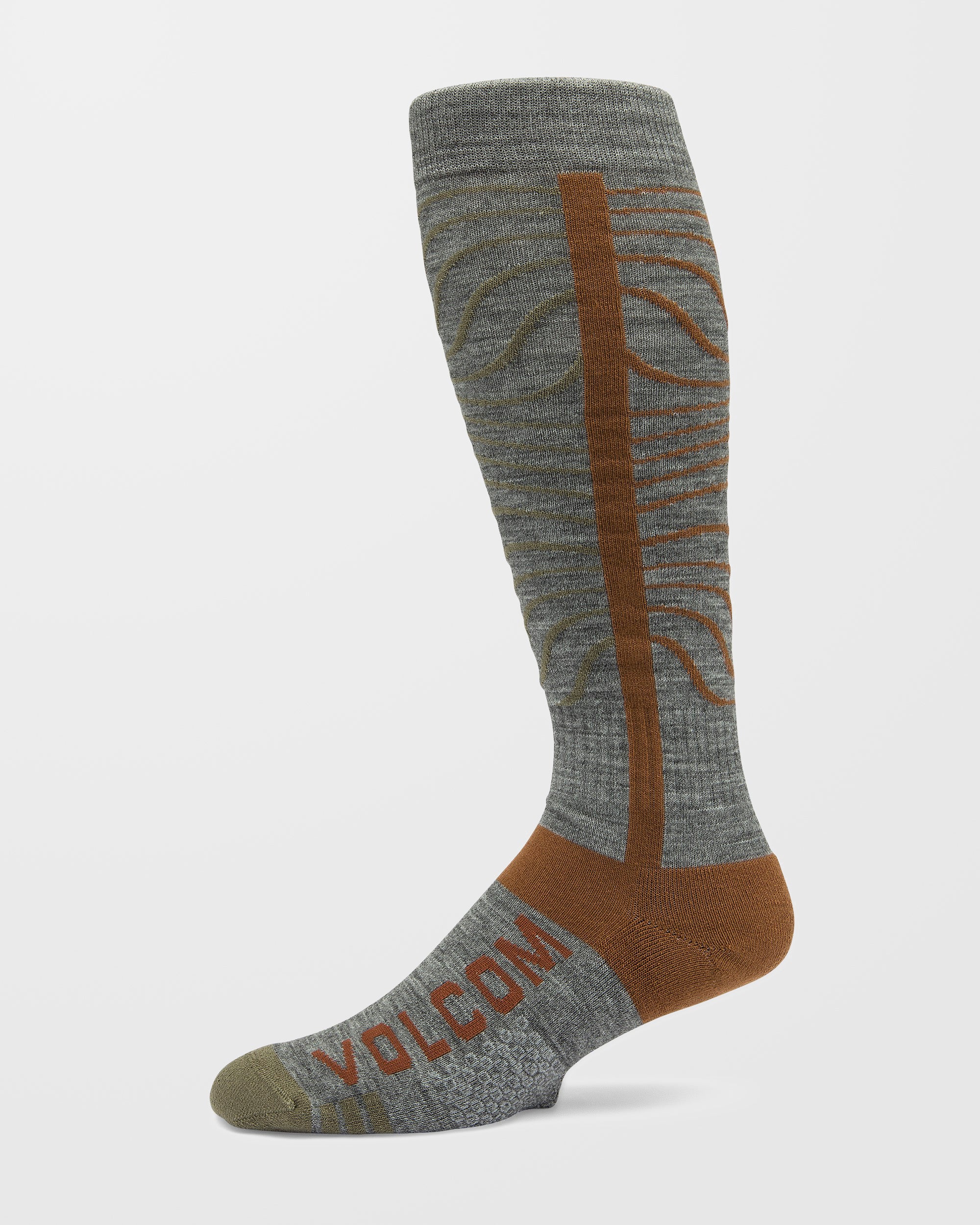 Heavy Over-The-Calf Socks - Heather Grey - Image 3
