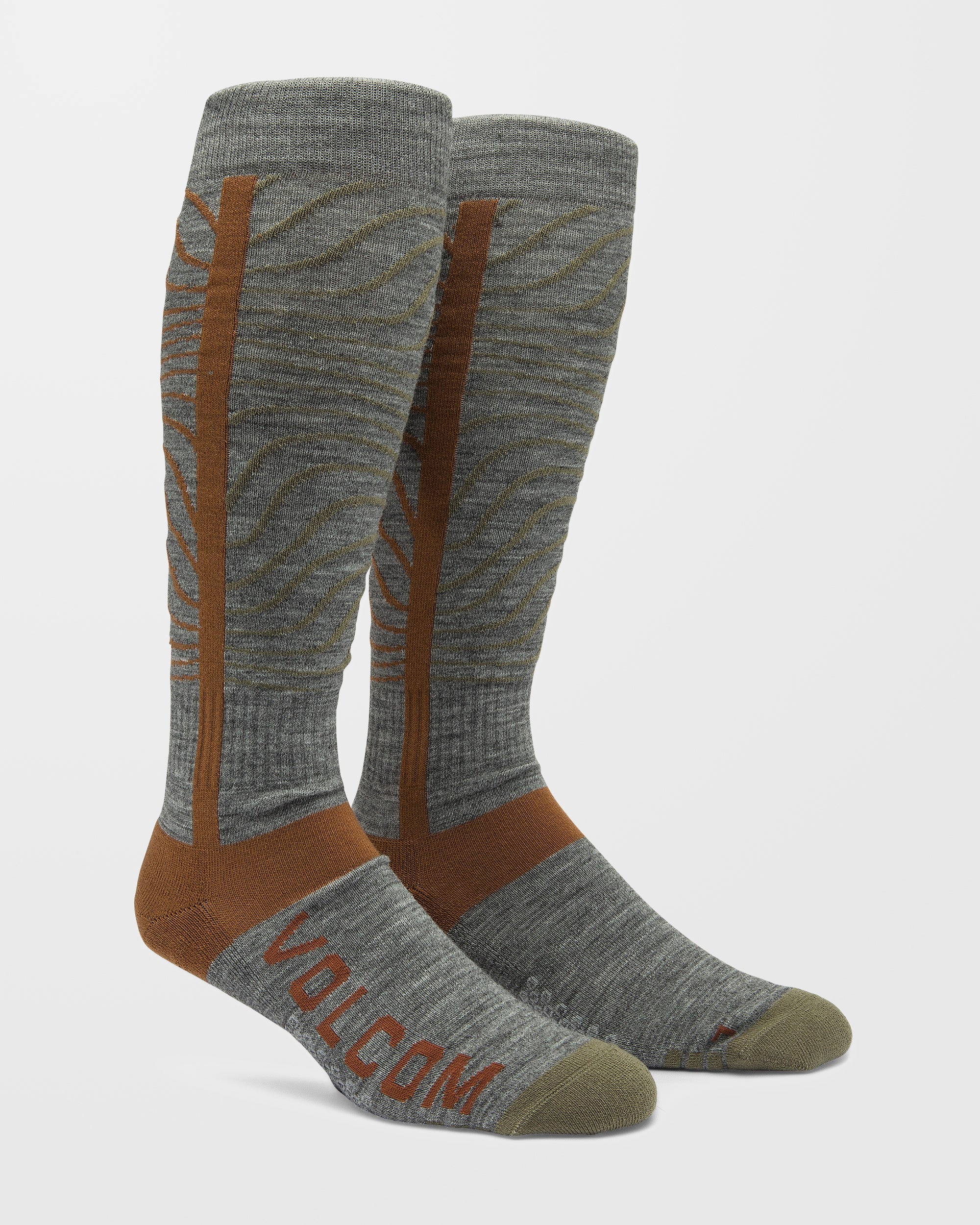 Heavy Over-The-Calf Socks - Heather Grey - Image 4