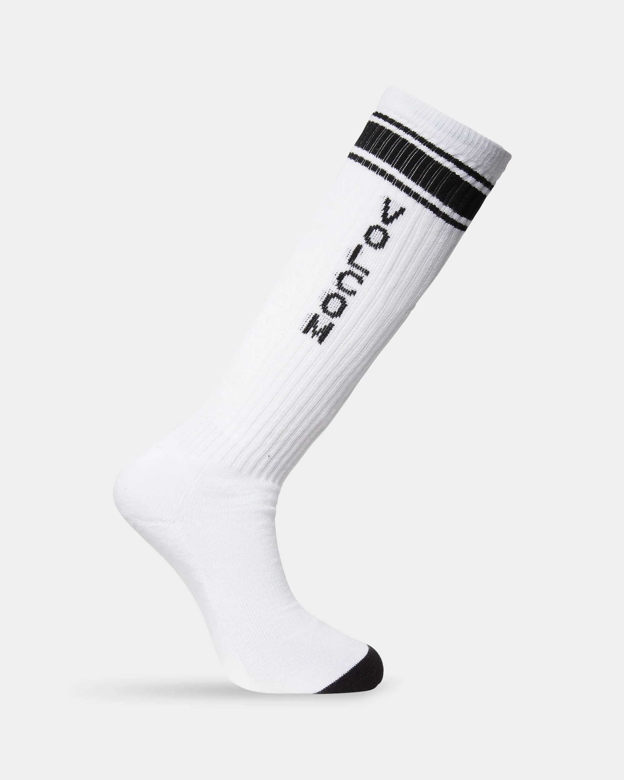 High Stripe Socks - White - Image 3