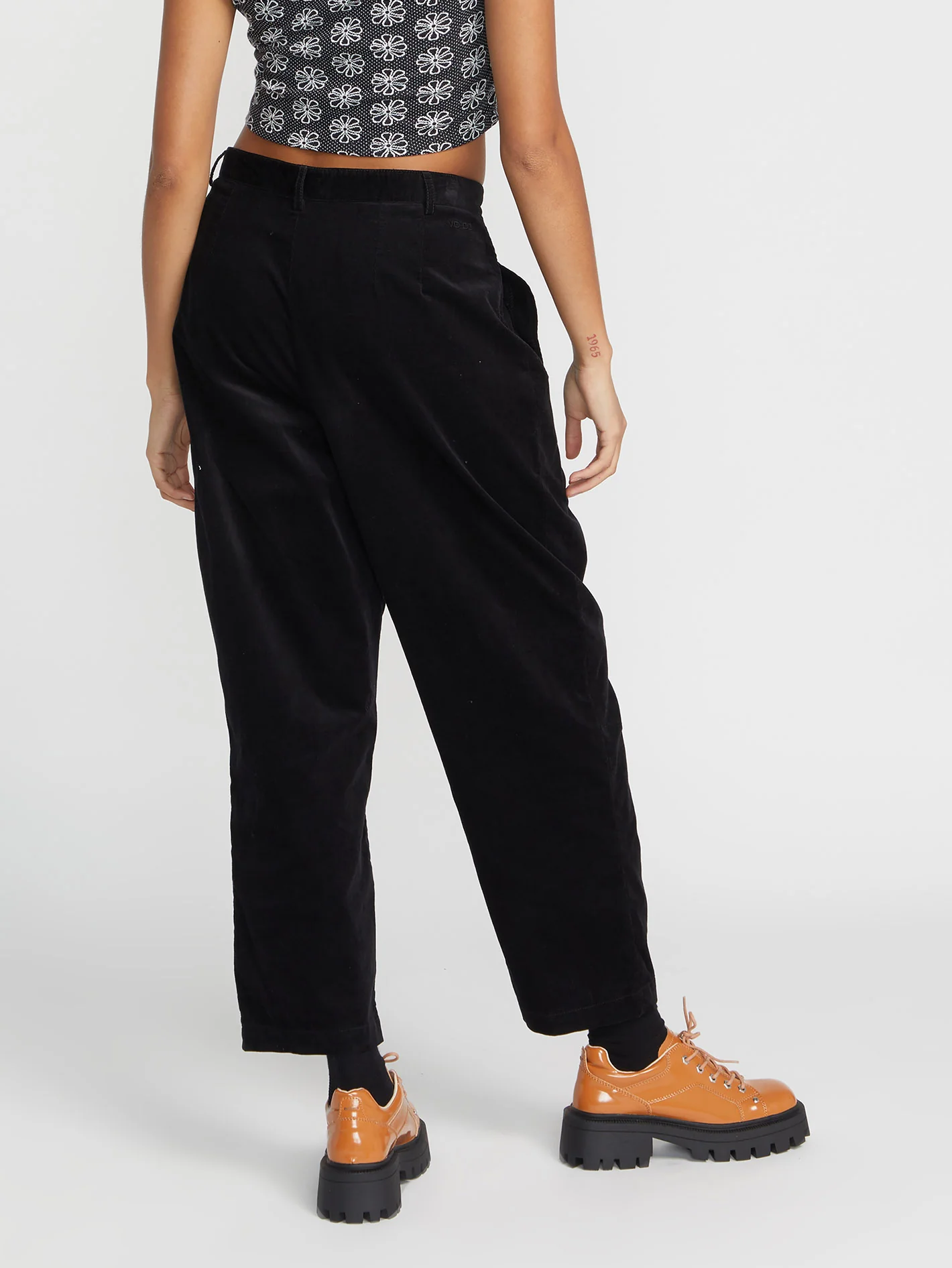 Histone Corduroy Trousers - BLACK - Image 2