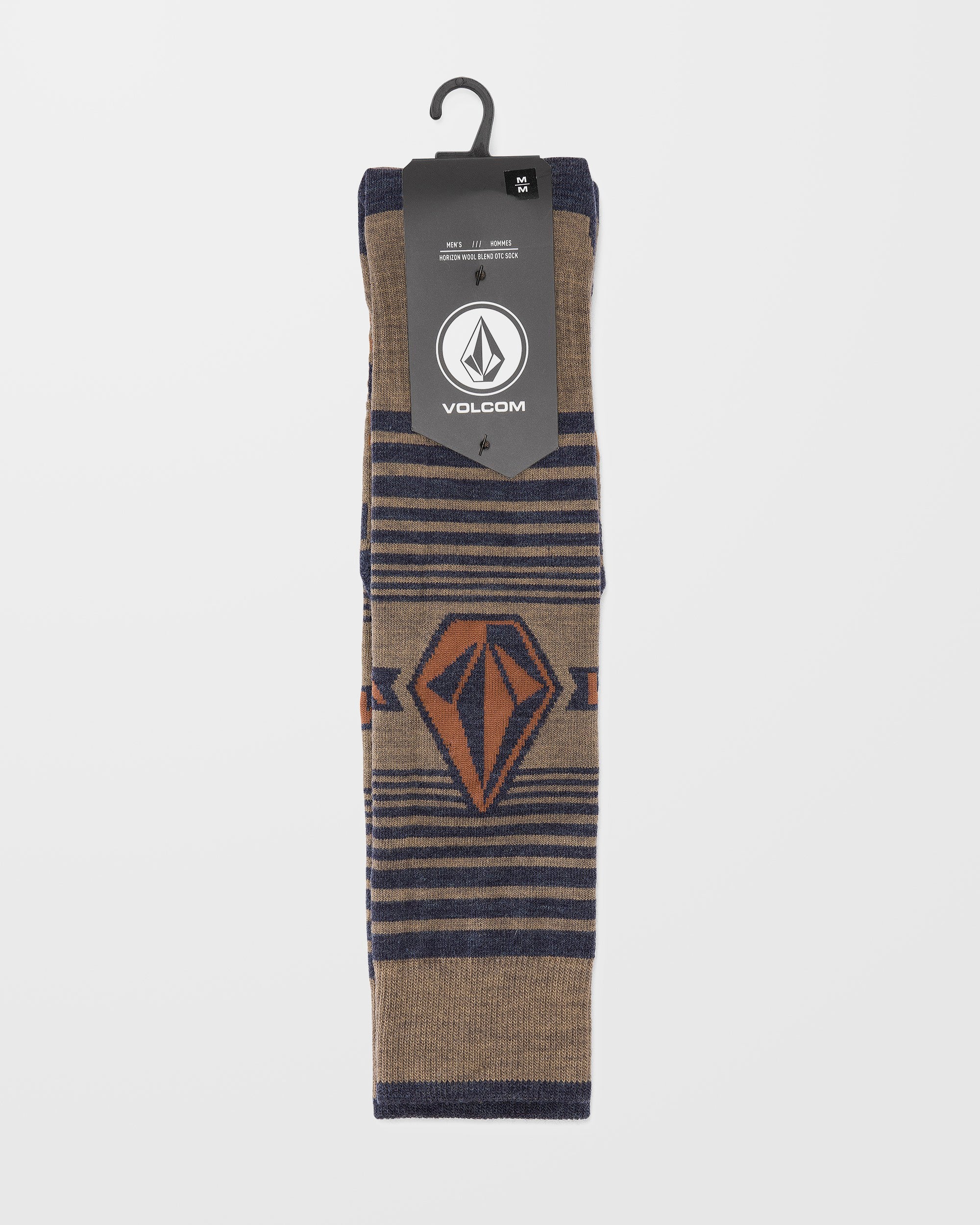 Horizon Wool Blend Otc Socks - Chestnut Brown - Image 3