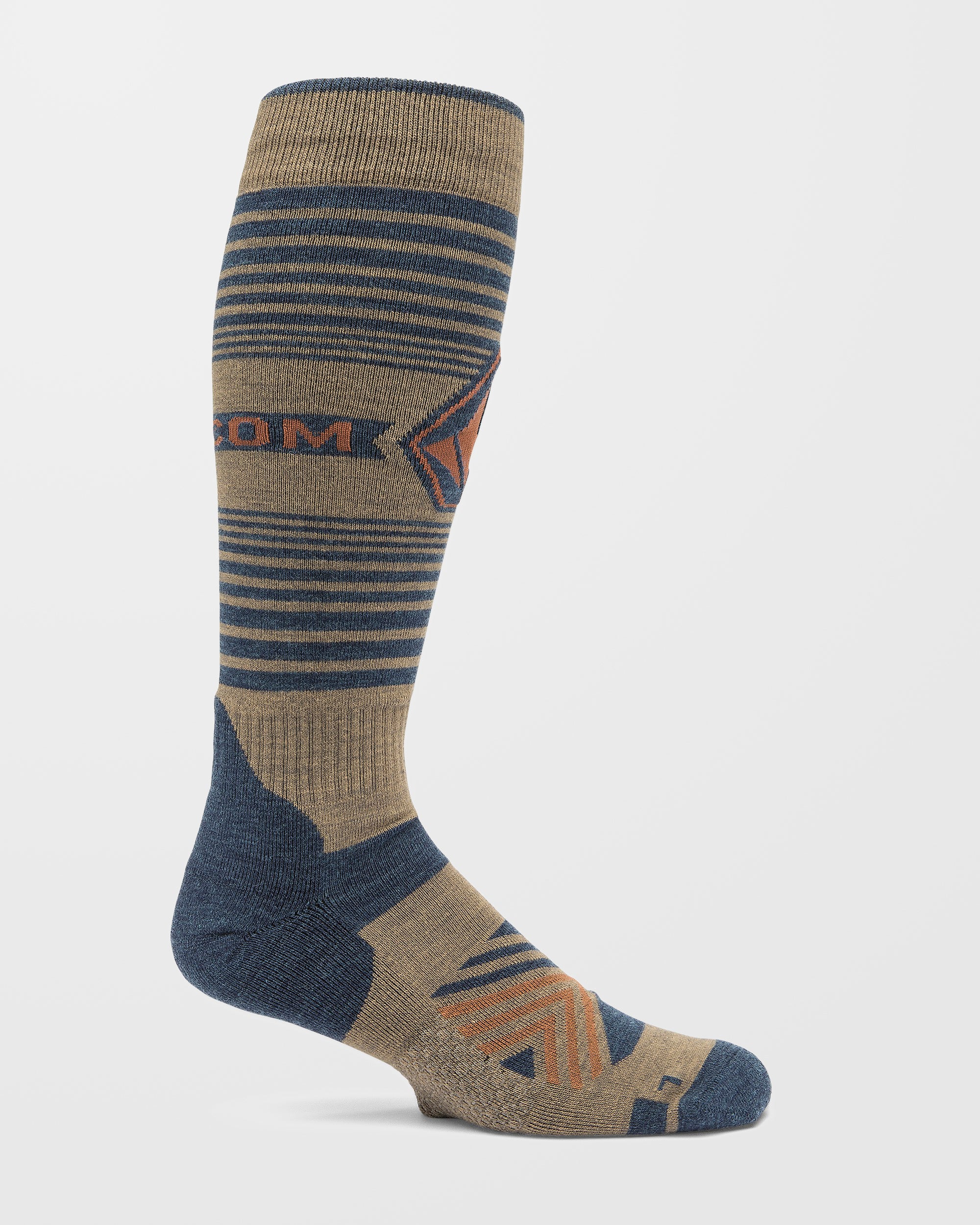 Horizon Wool Blend Otc Socks - Chestnut Brown - Image 4