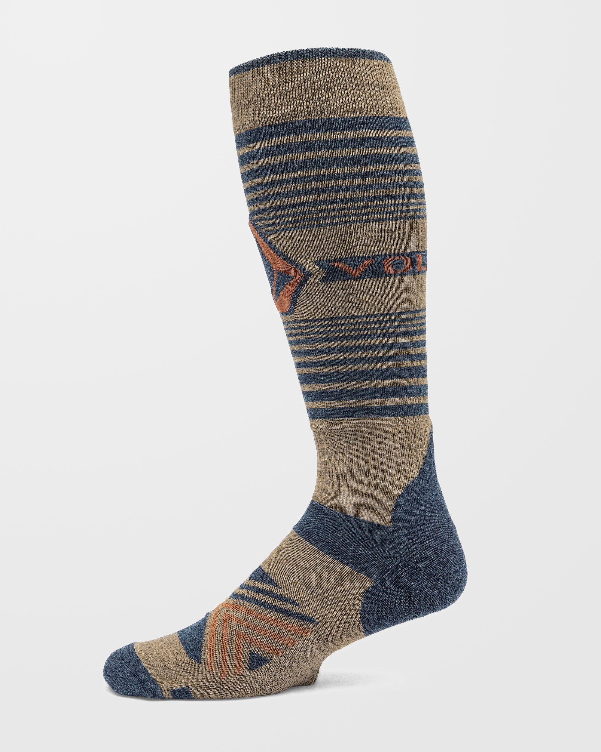 Horizon Wool Blend Otc Socks - Chestnut Brown - Image 5