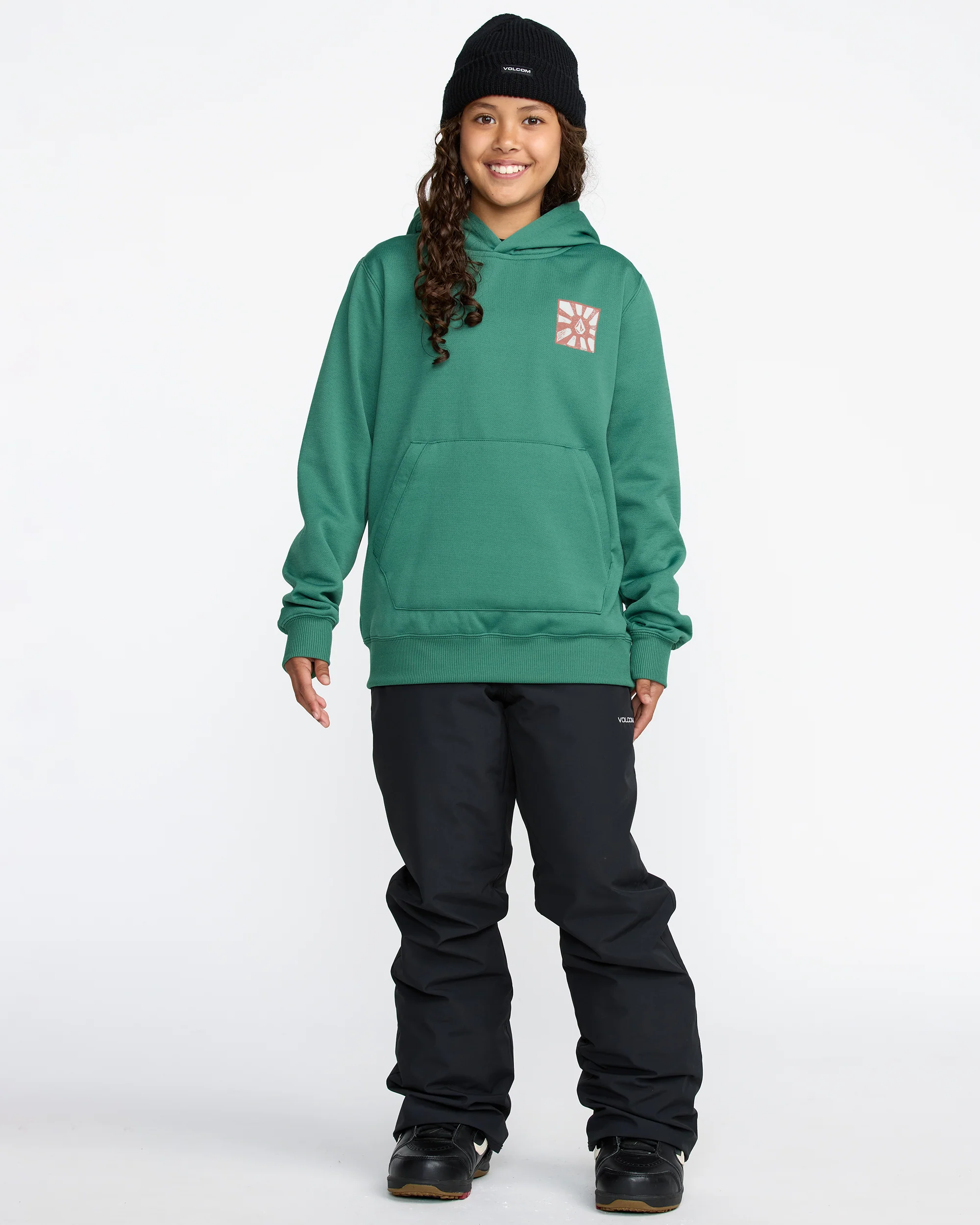 Hydro Fleece Hoodie - Spruce Green - Image 3