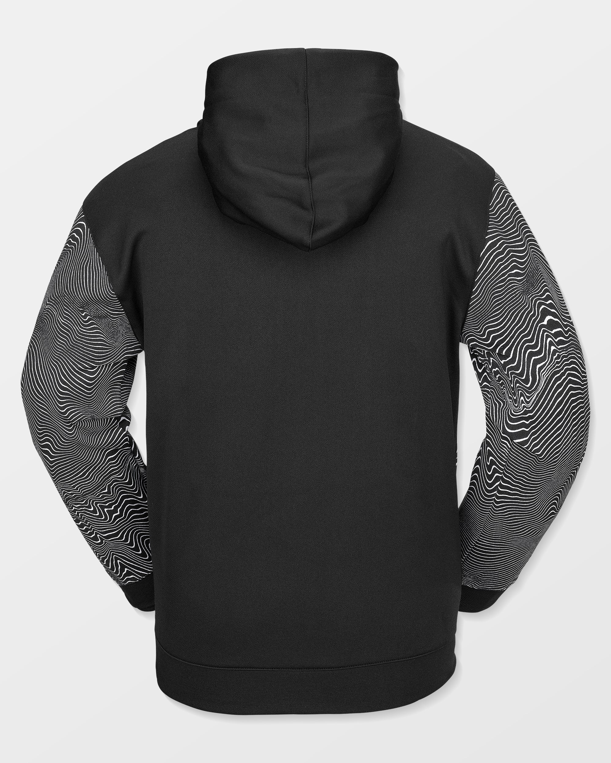 Hydro Riding Hoodie - Black Print - Image 2