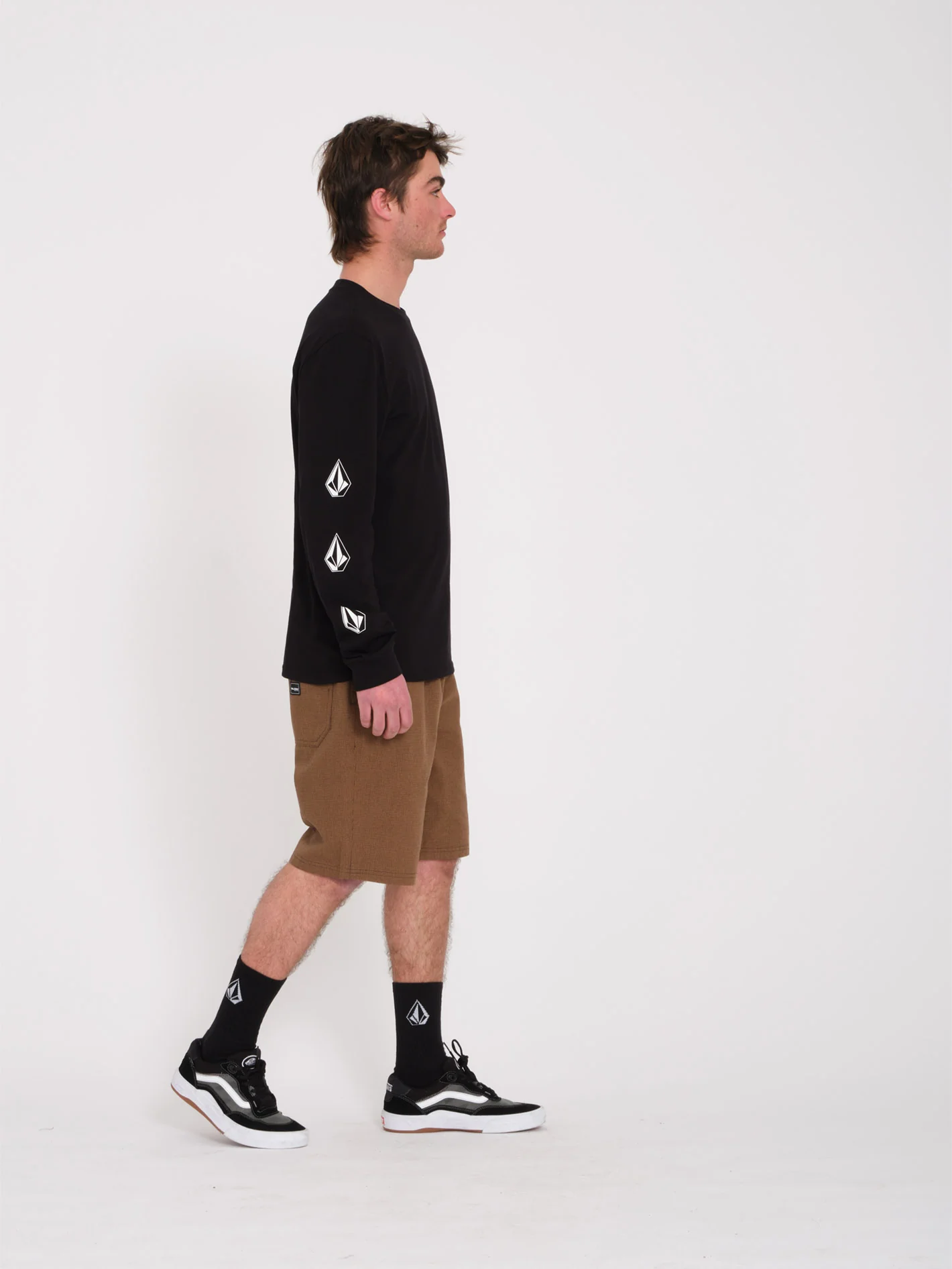 Iconic Stone T-shirt - BLACK - Image 2