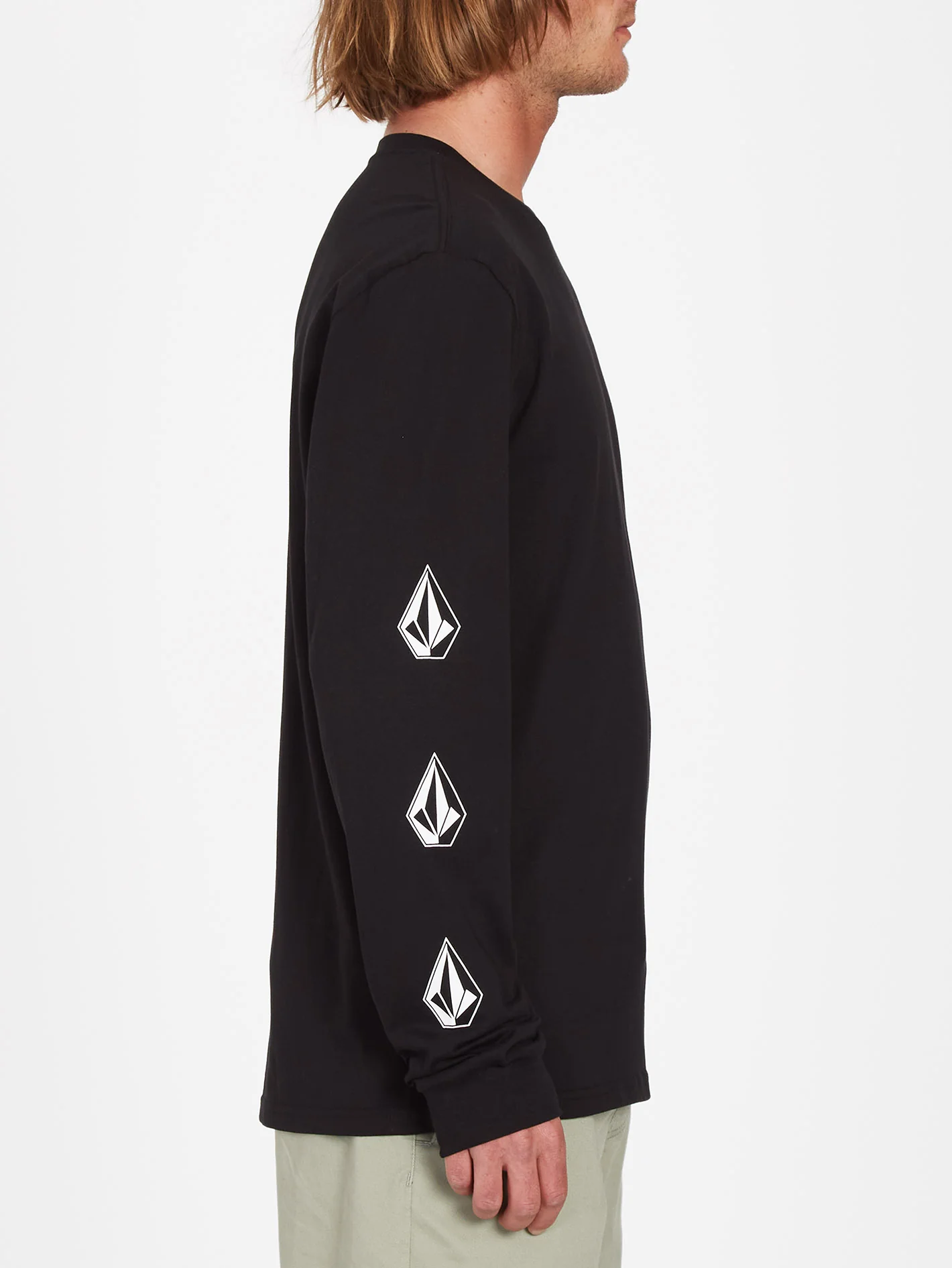 Iconic Stone T-shirt - BLACK - Image 5