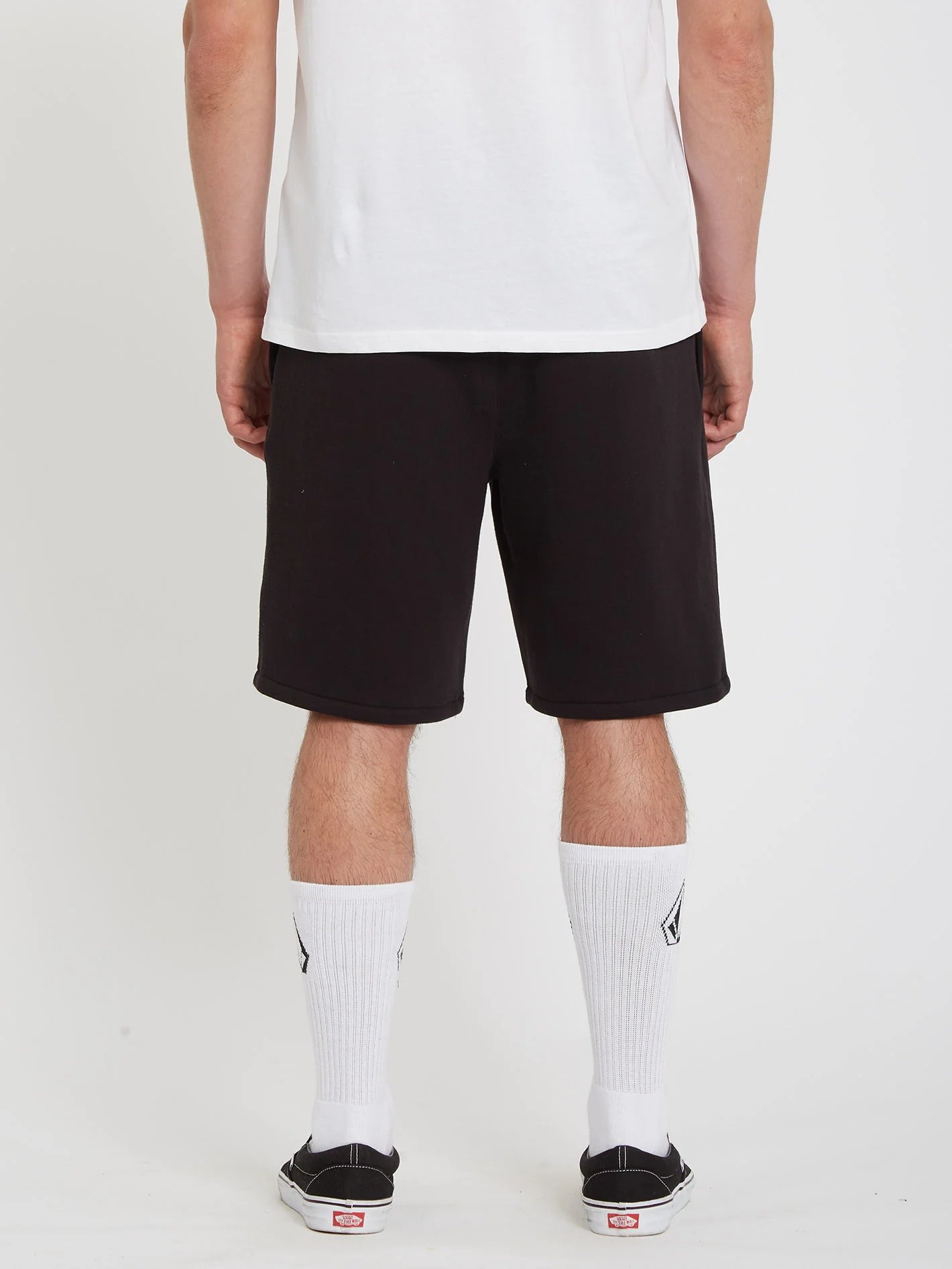 Iconic Stone Fleece Short - BLACK - Image 2