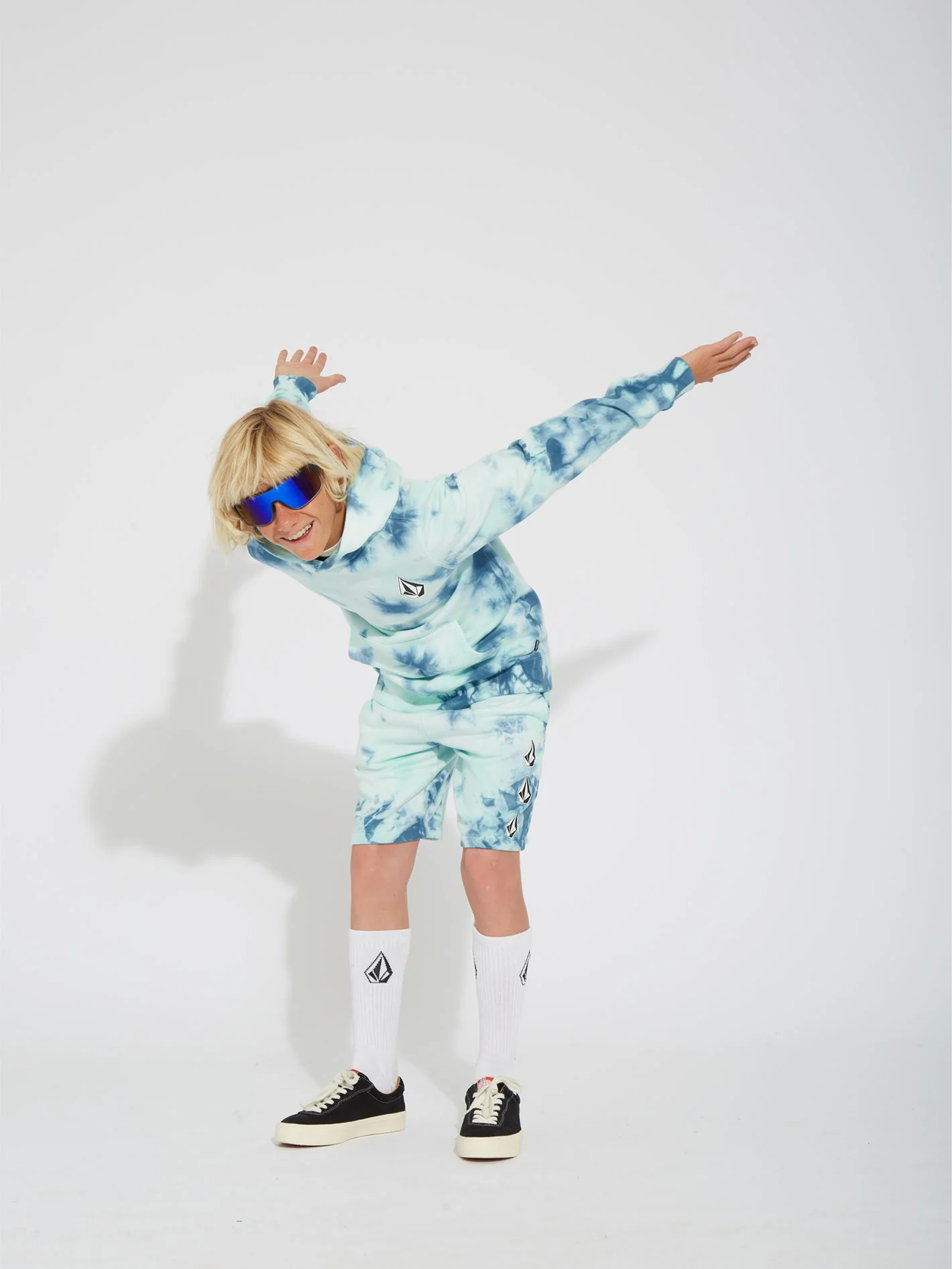 Iconic Stone Plus Hoodie - TEMPLE TEAL - (KIDS) - Image 2