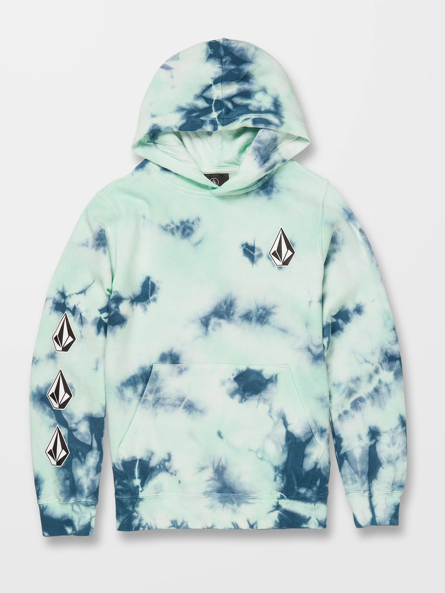Iconic Stone Plus Hoodie - TEMPLE TEAL - (KIDS) - Image 3