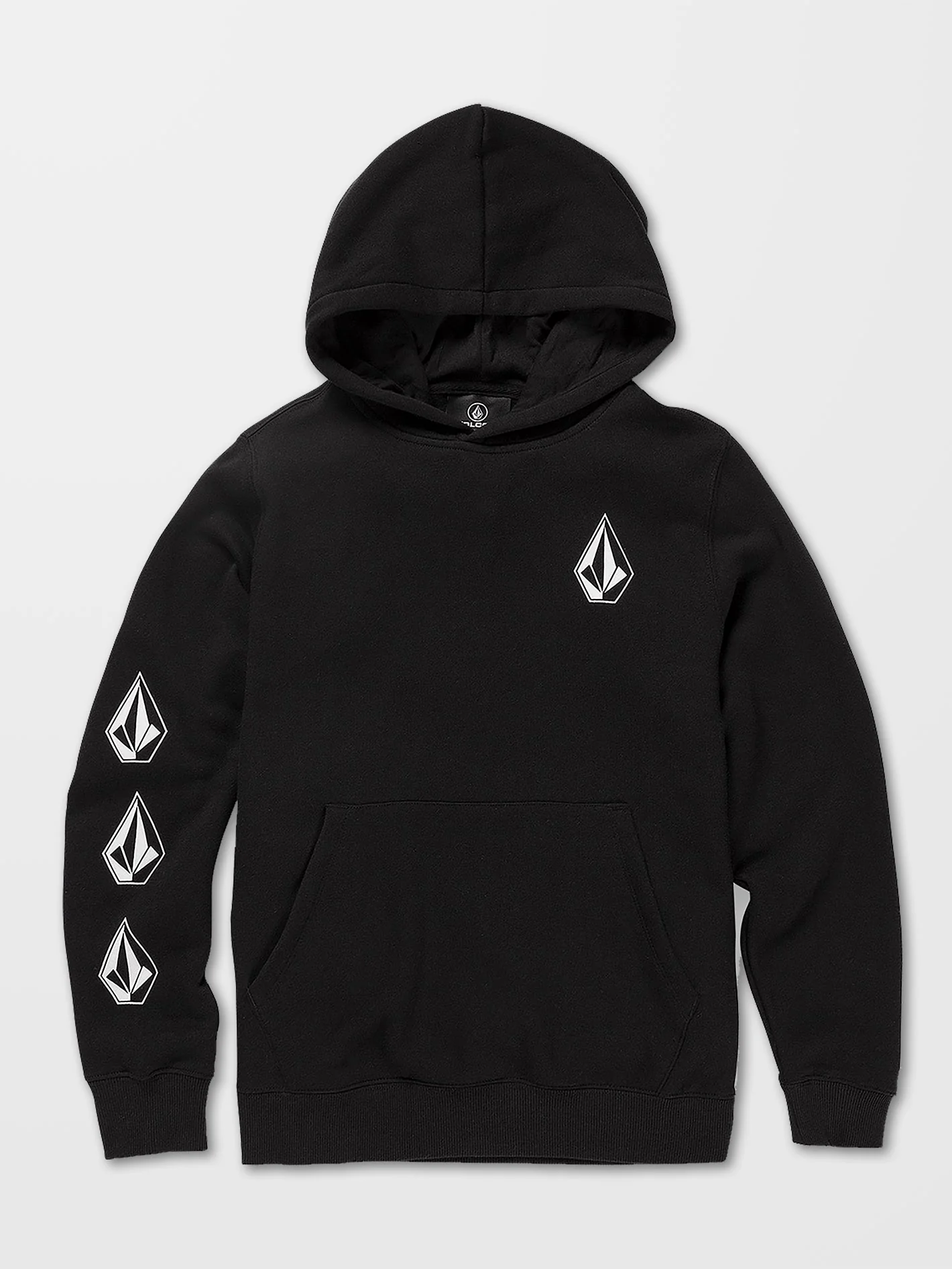 Iconic Stone Hoodie - BLACK - (KIDS)